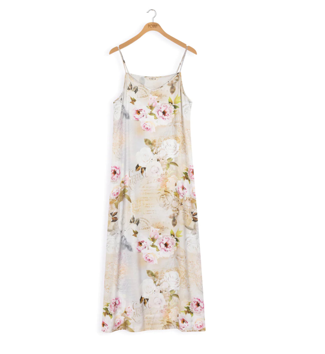 POINT PARISIAN ROSE SLIP DRESS