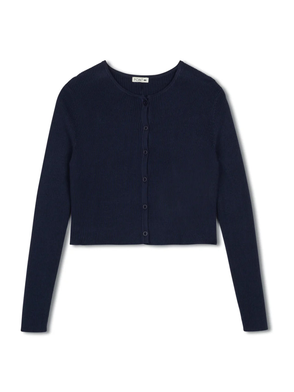 POINT BUTTON UP CARDI