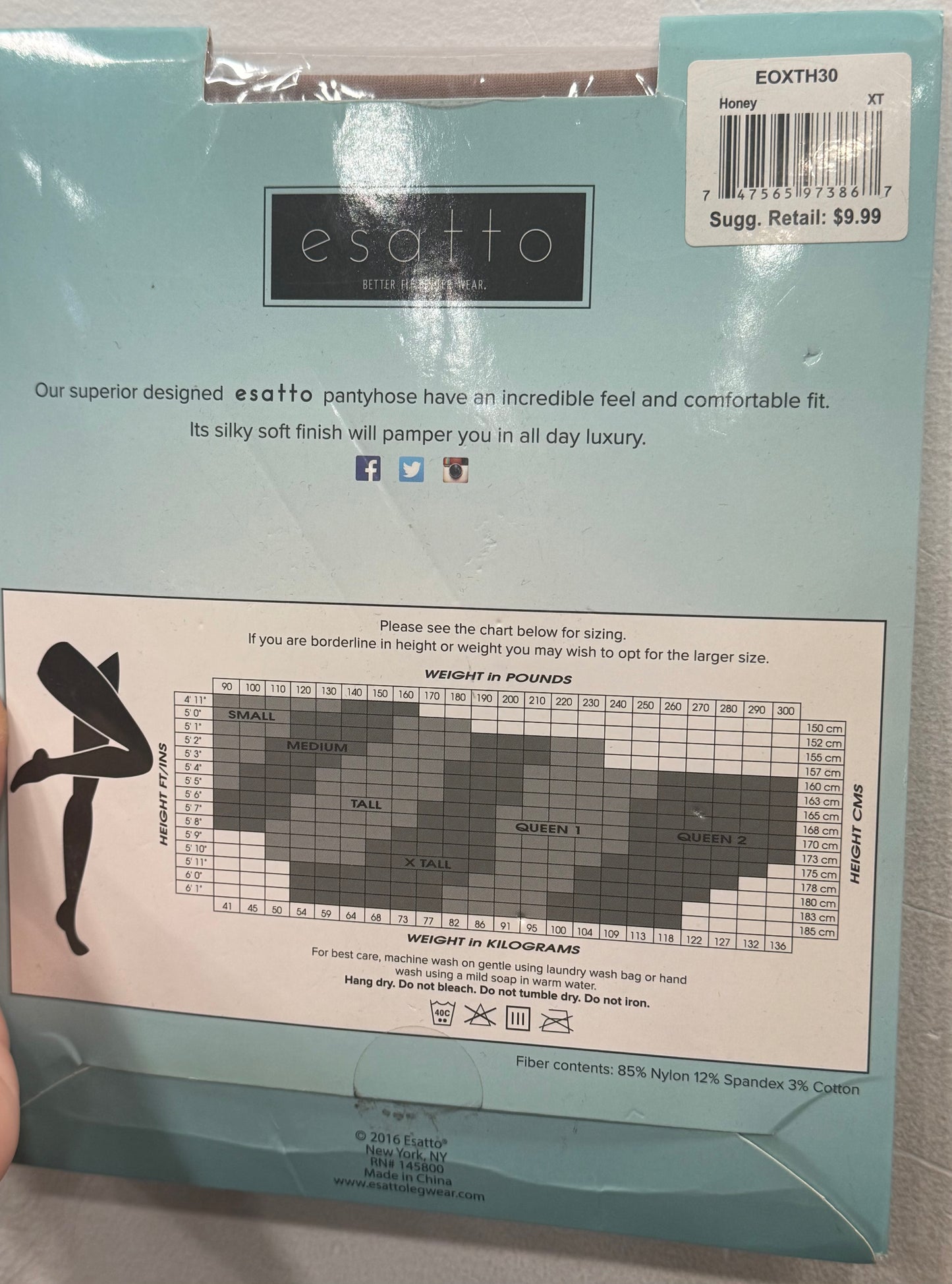 ESATTO STOCKINGS LIGHT CONTROL 30denier
