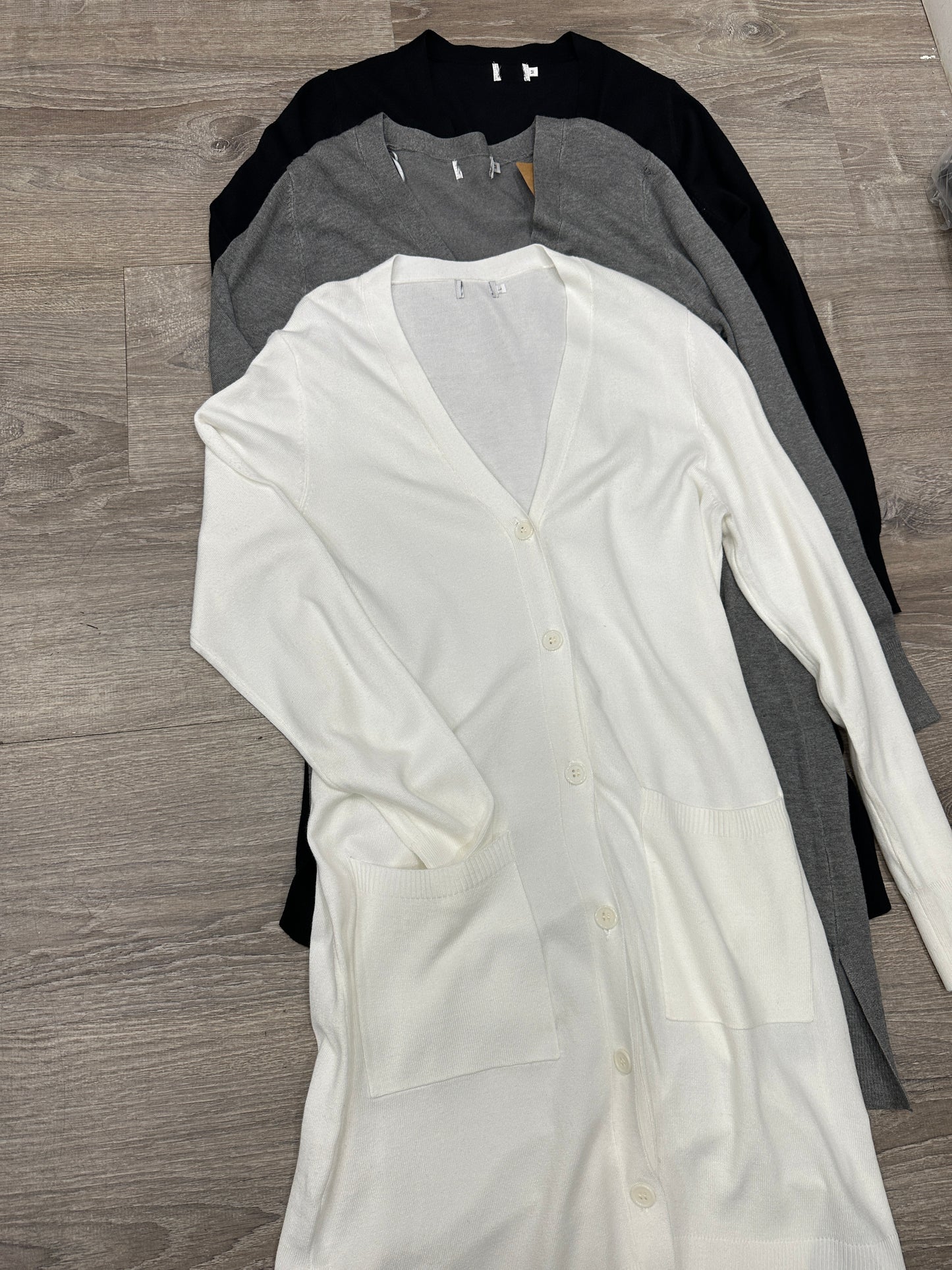 Long Cardigan Button Down