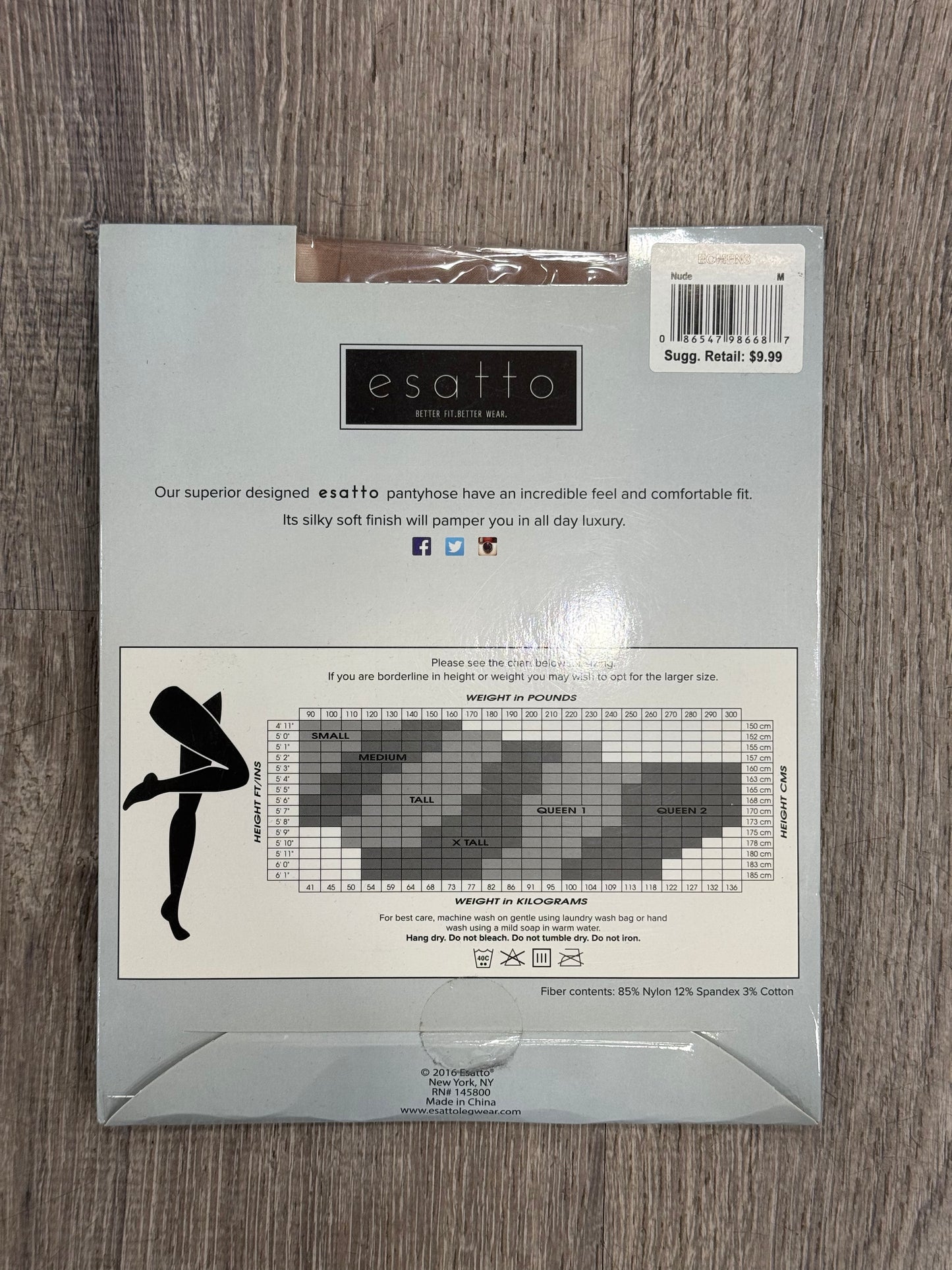 ESATTO 8 DENIER STOCKINGS