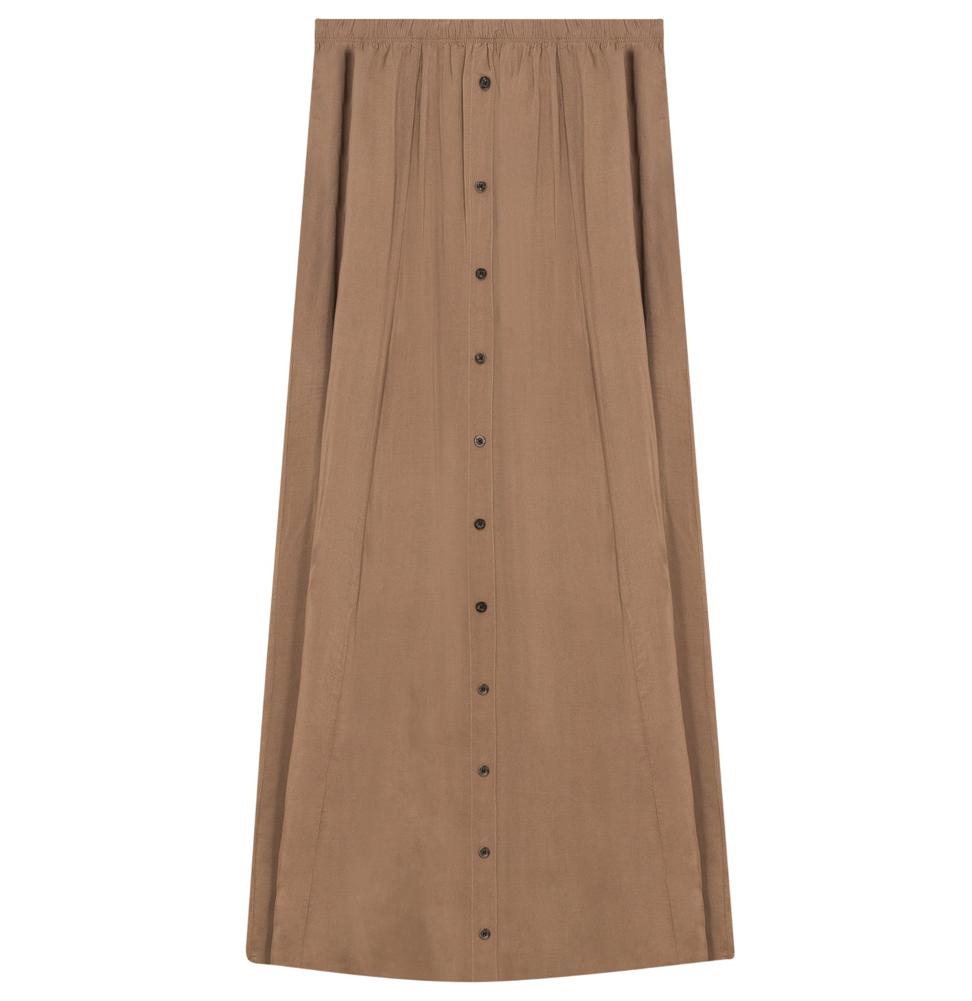 GAUZE BUTTON SKIRT