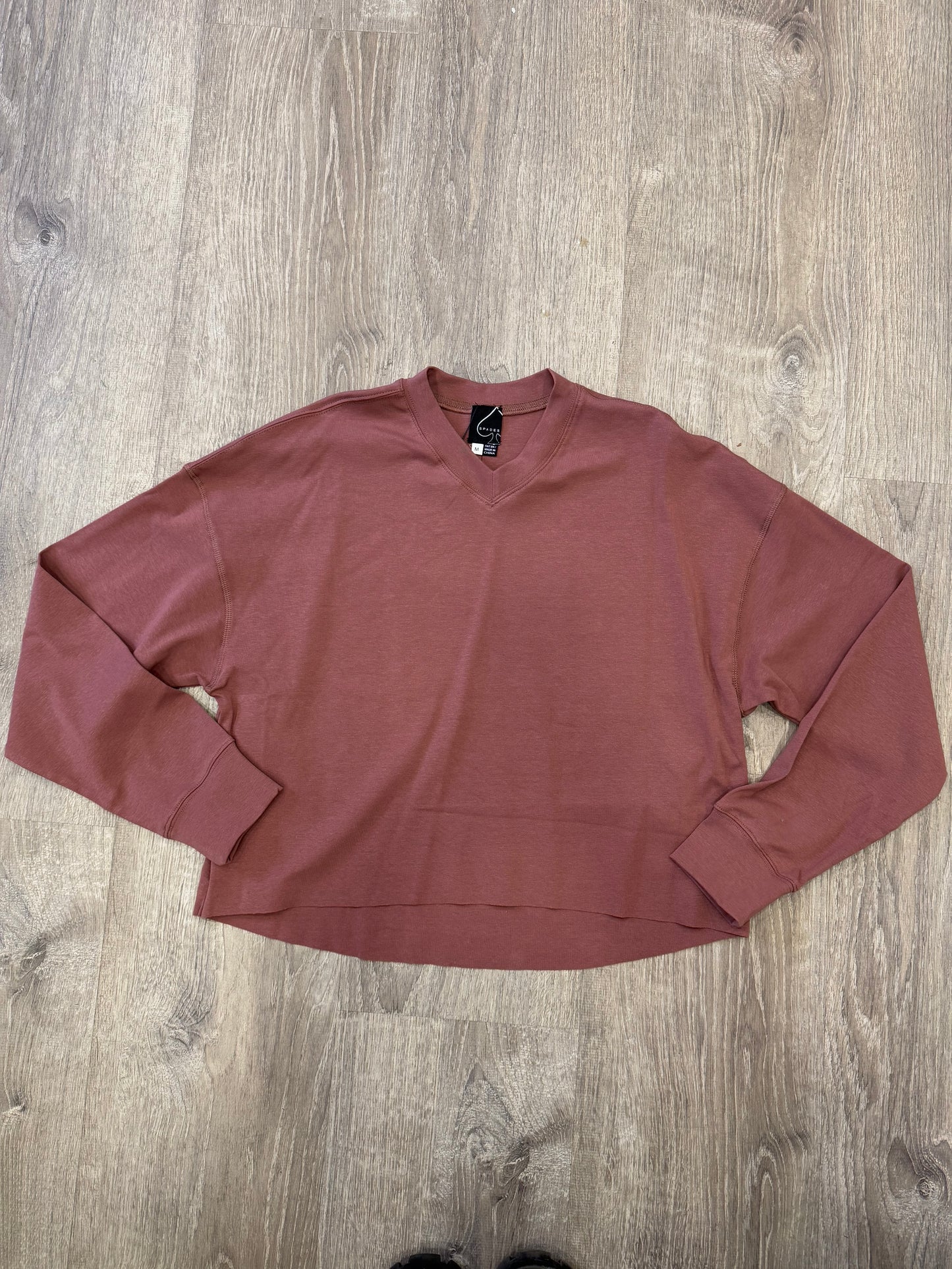 CROP V-NECK TOP