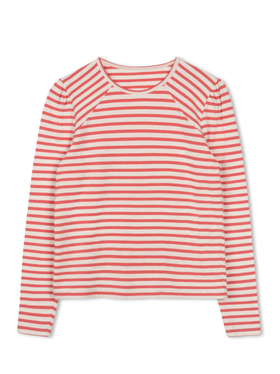 POINT PUFF SLEEVE CREW TEE