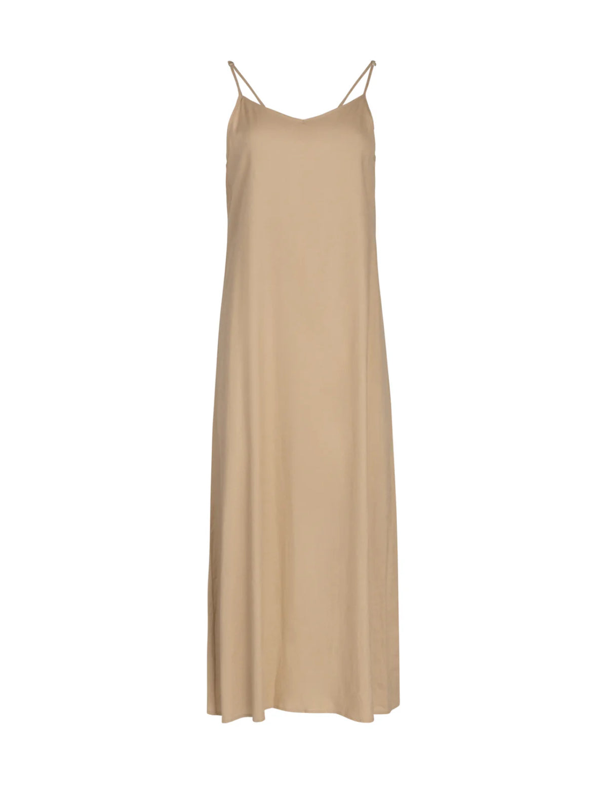 POINT LINEN A-LINE SLIP DRESS