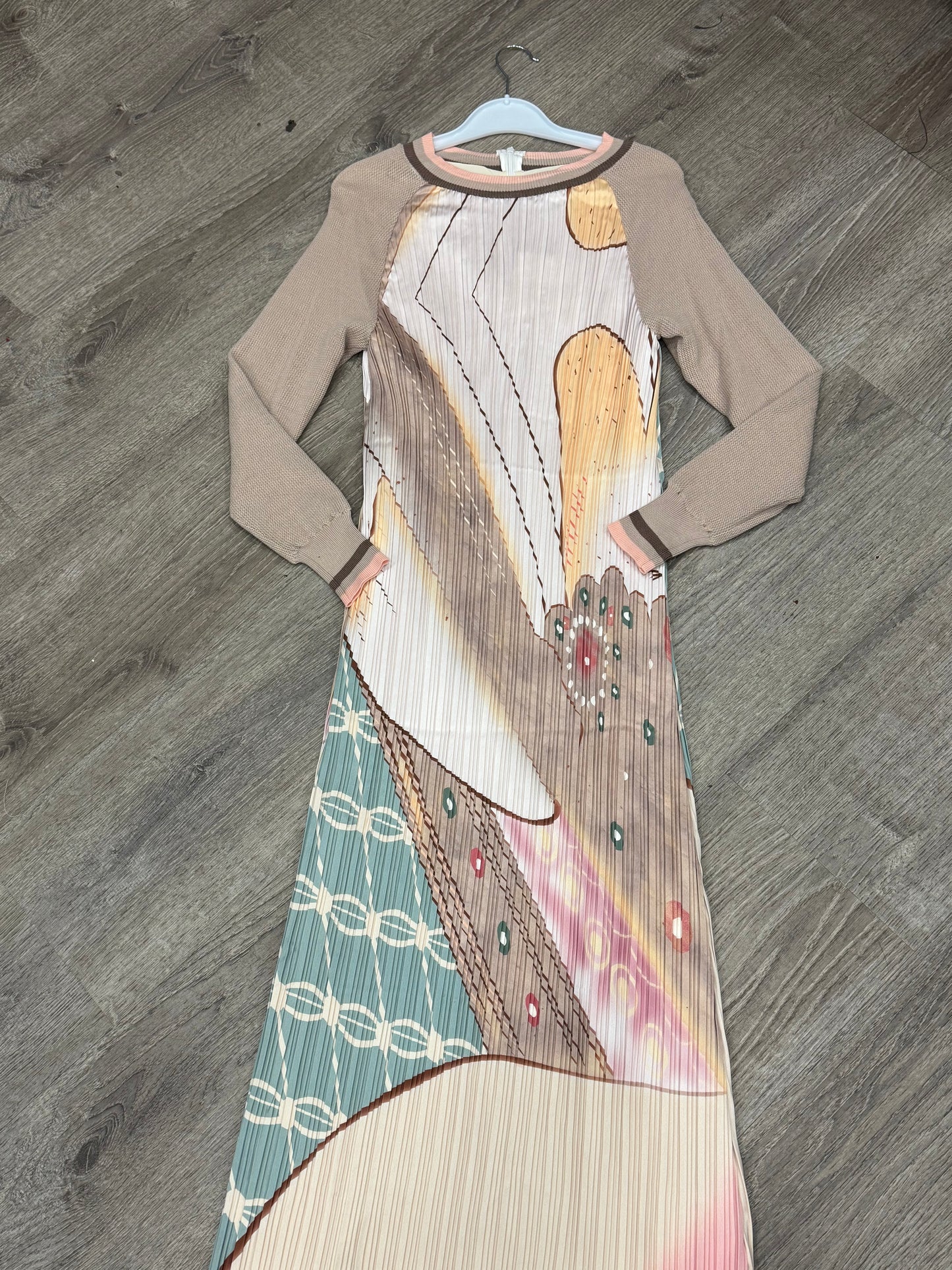 FLORAL ACCORDION DRESS