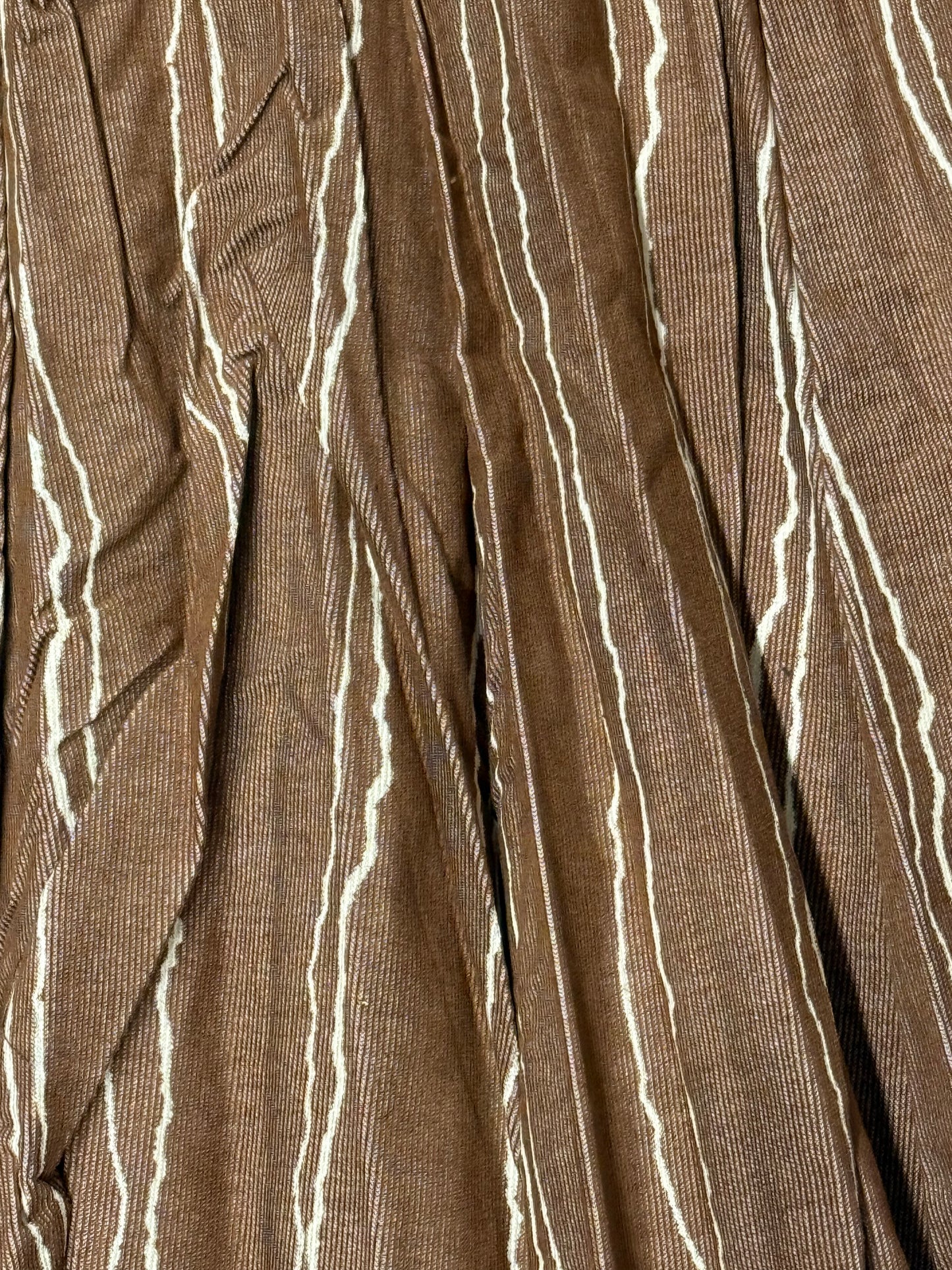 CORDUROY PLEATED SKIRT
