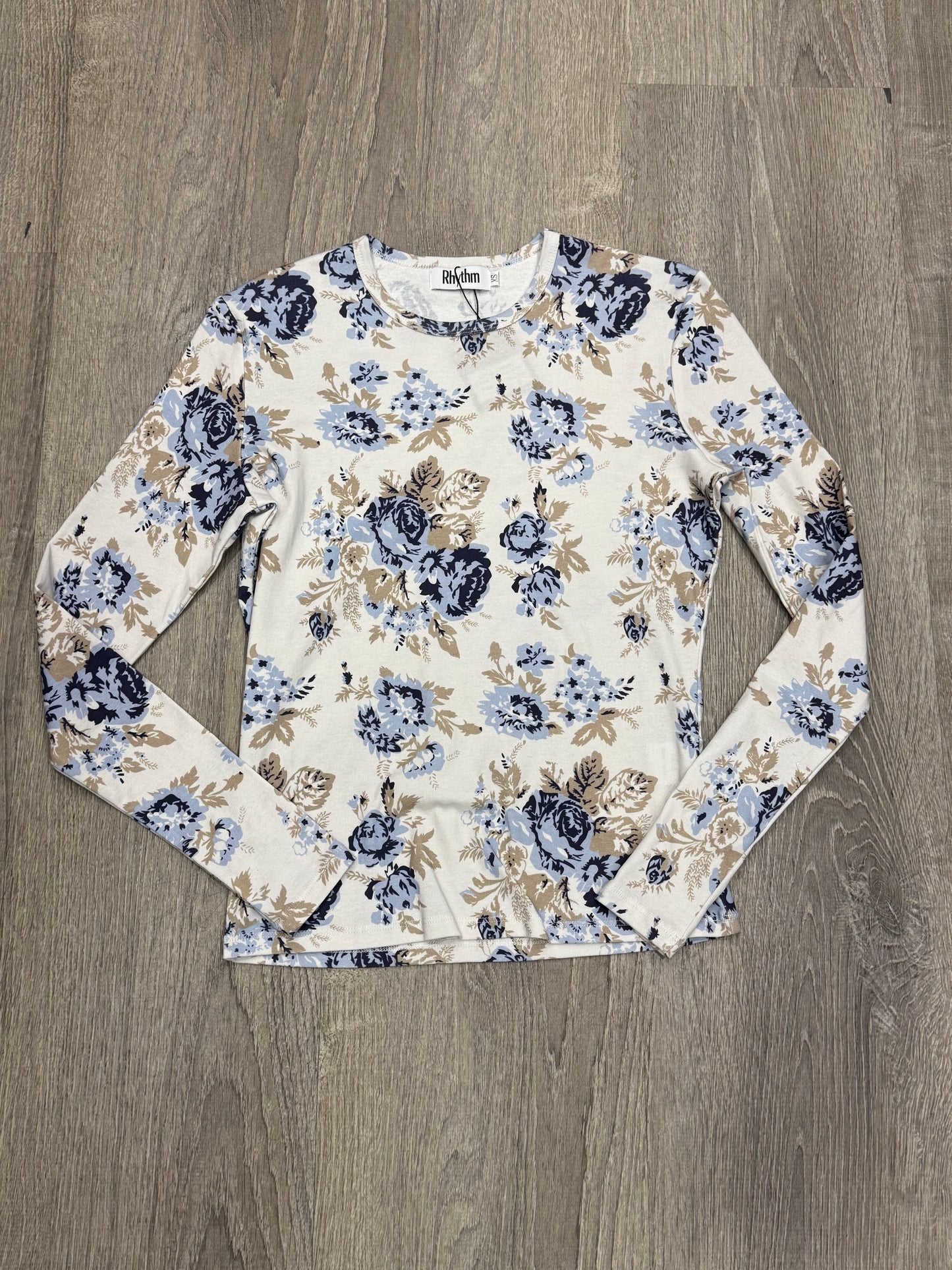 RHYTHM GREY FLOWER TEE