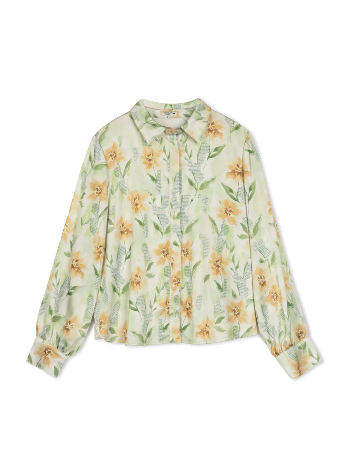 POINT PATTERN SATIN BLOUSE