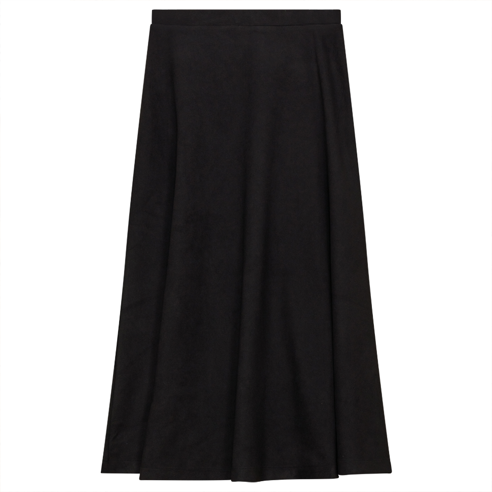 LADIES SUEDE A - LINE MIDI SKIRT
