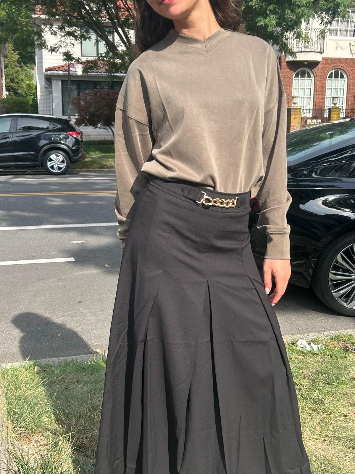 LAMIA WOOL SKIRT