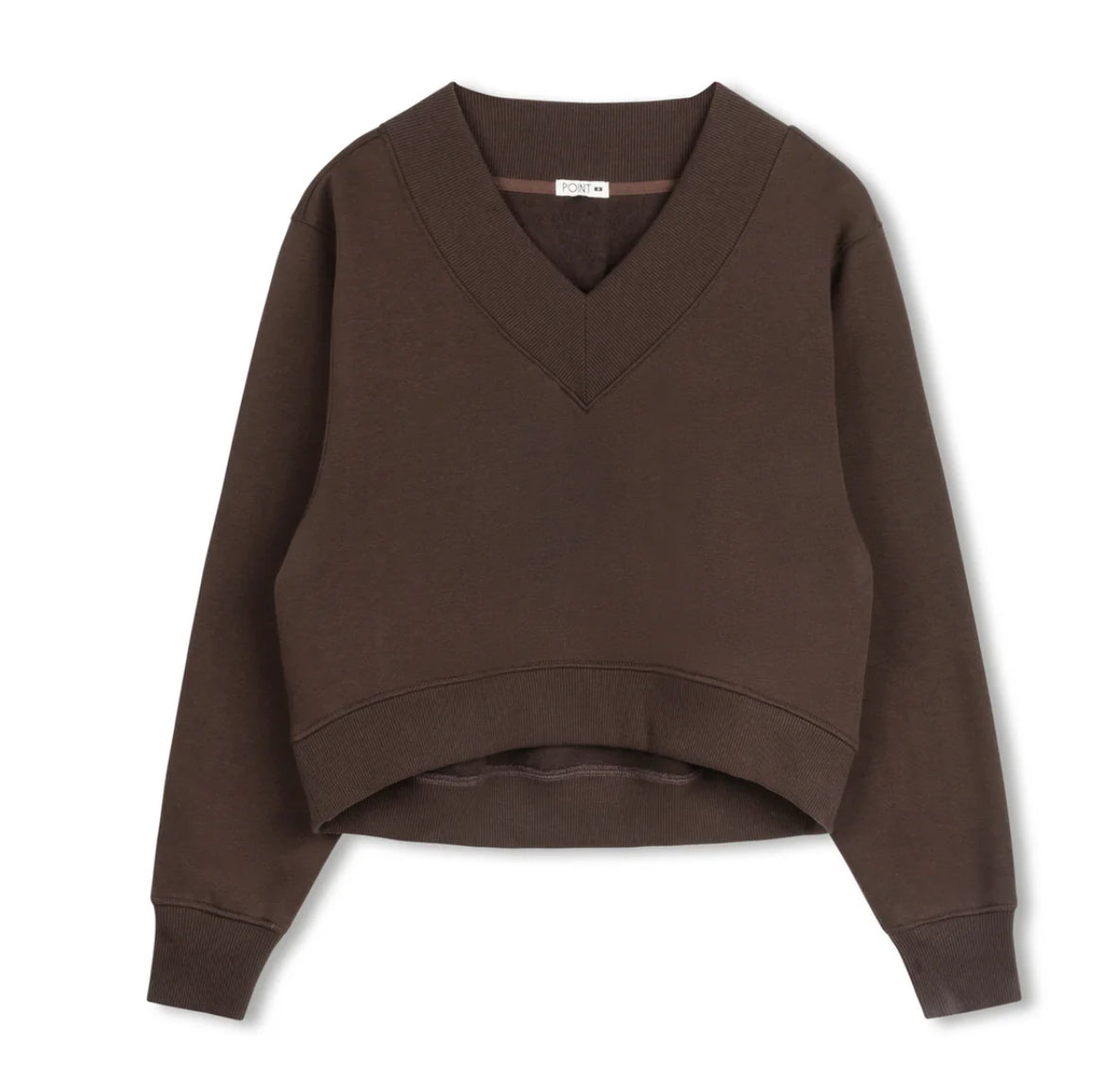 POINT V-NECK SWEATSHIRT