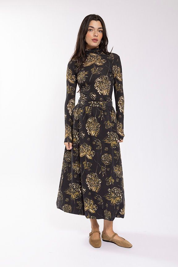 PRINTED TURTLENECK