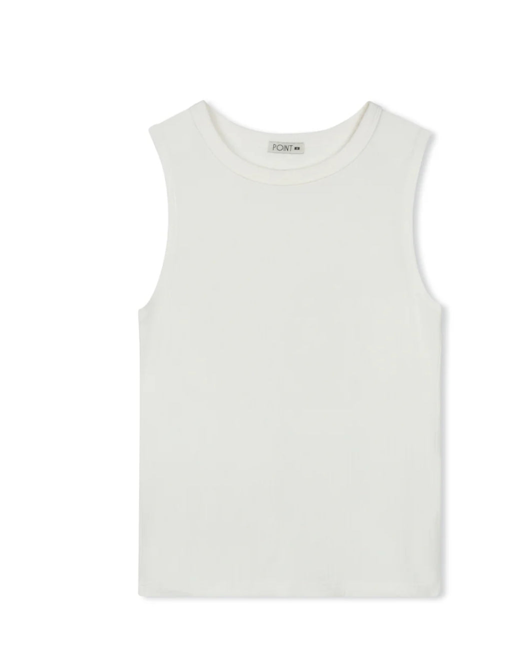 POINT CREW NECK TANK