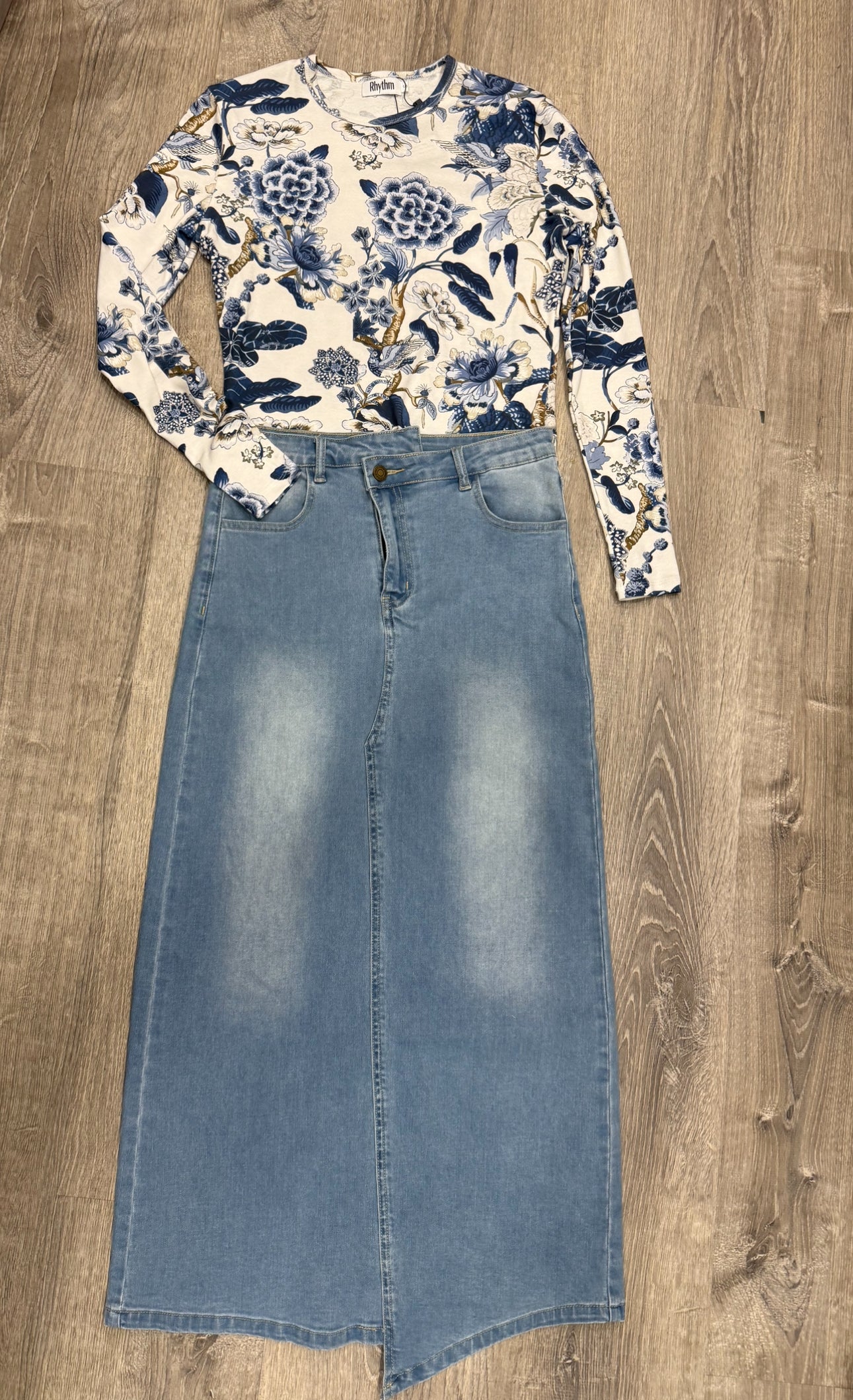 RHYTHM BLUE BIRD TREE TEE