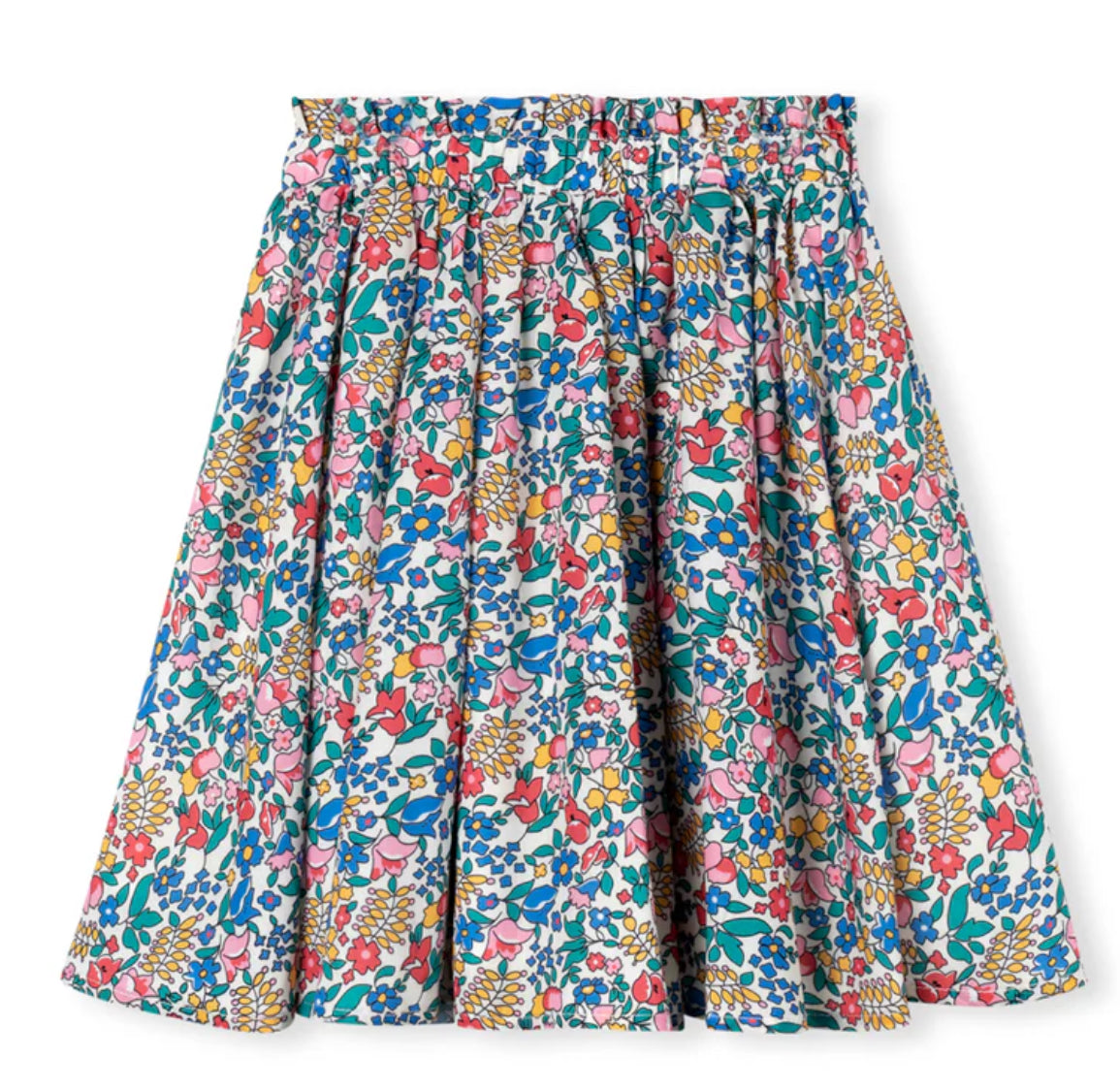 SEAR FLORAL POPLIN SKIRT