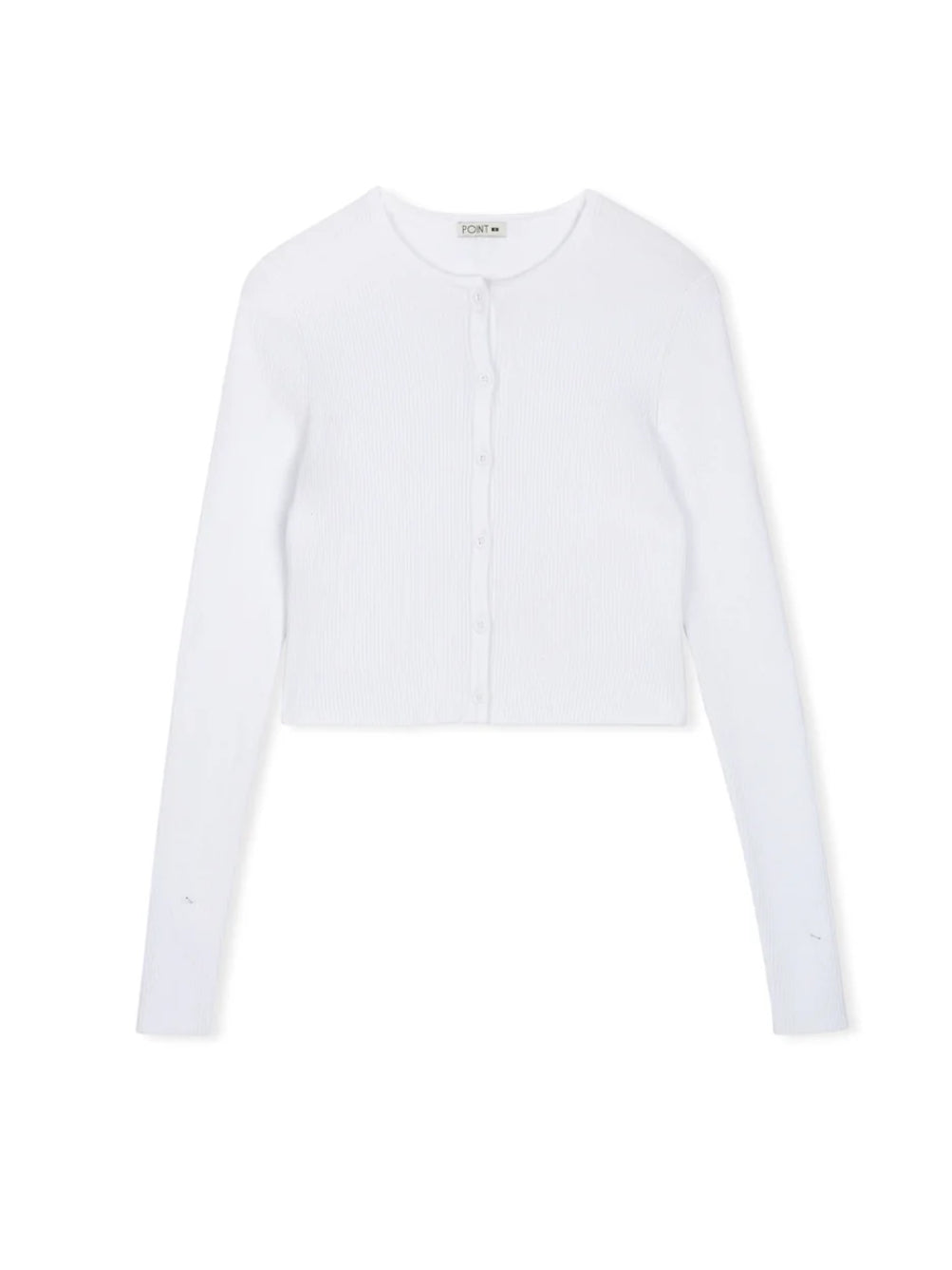 POINT BUTTON UP CARDI