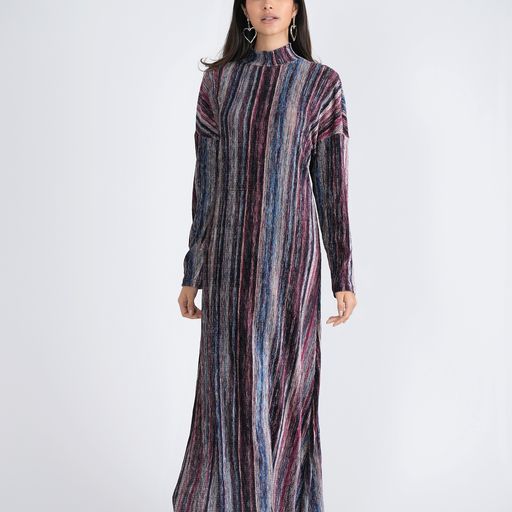 MULTI STRIPE DRESS