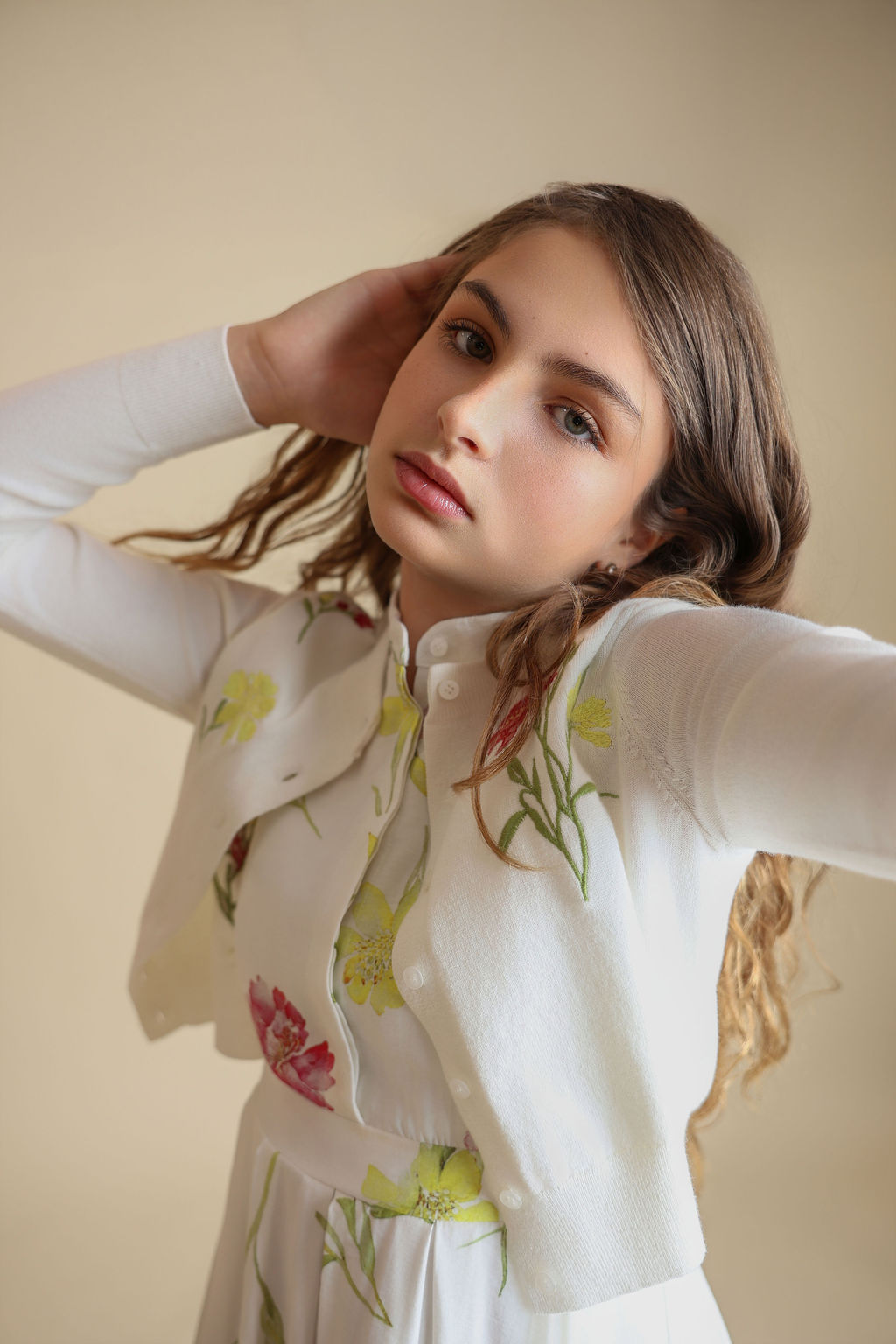 YANNY FLORAL PRINTED JUMPER SET