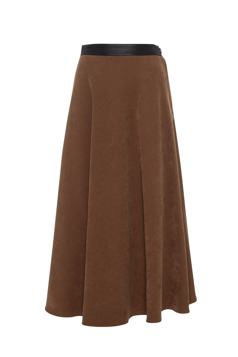 SIDE BUTTON SKIRT