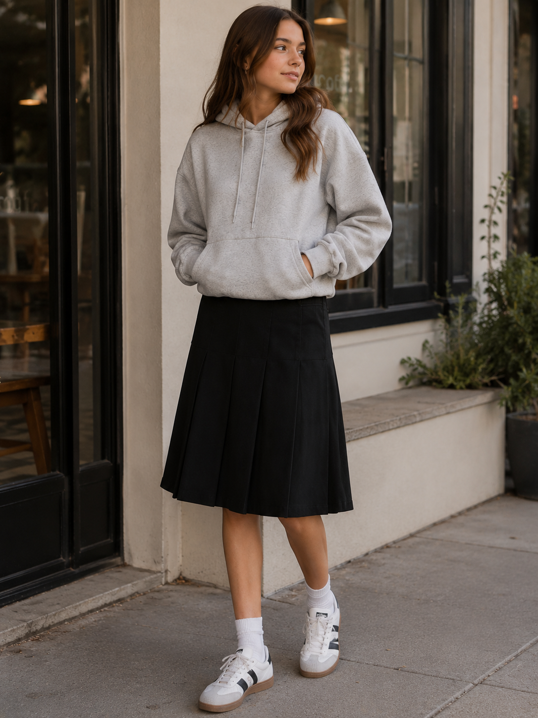 GIRLS PANELLED POINT SKIRT