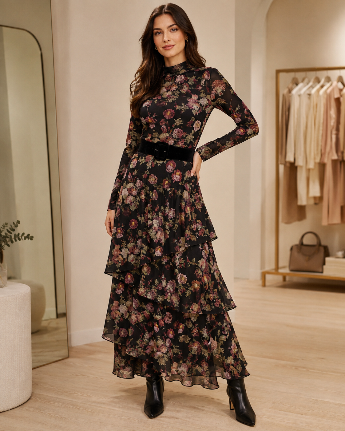 KENDAL MESH FLORAL SET