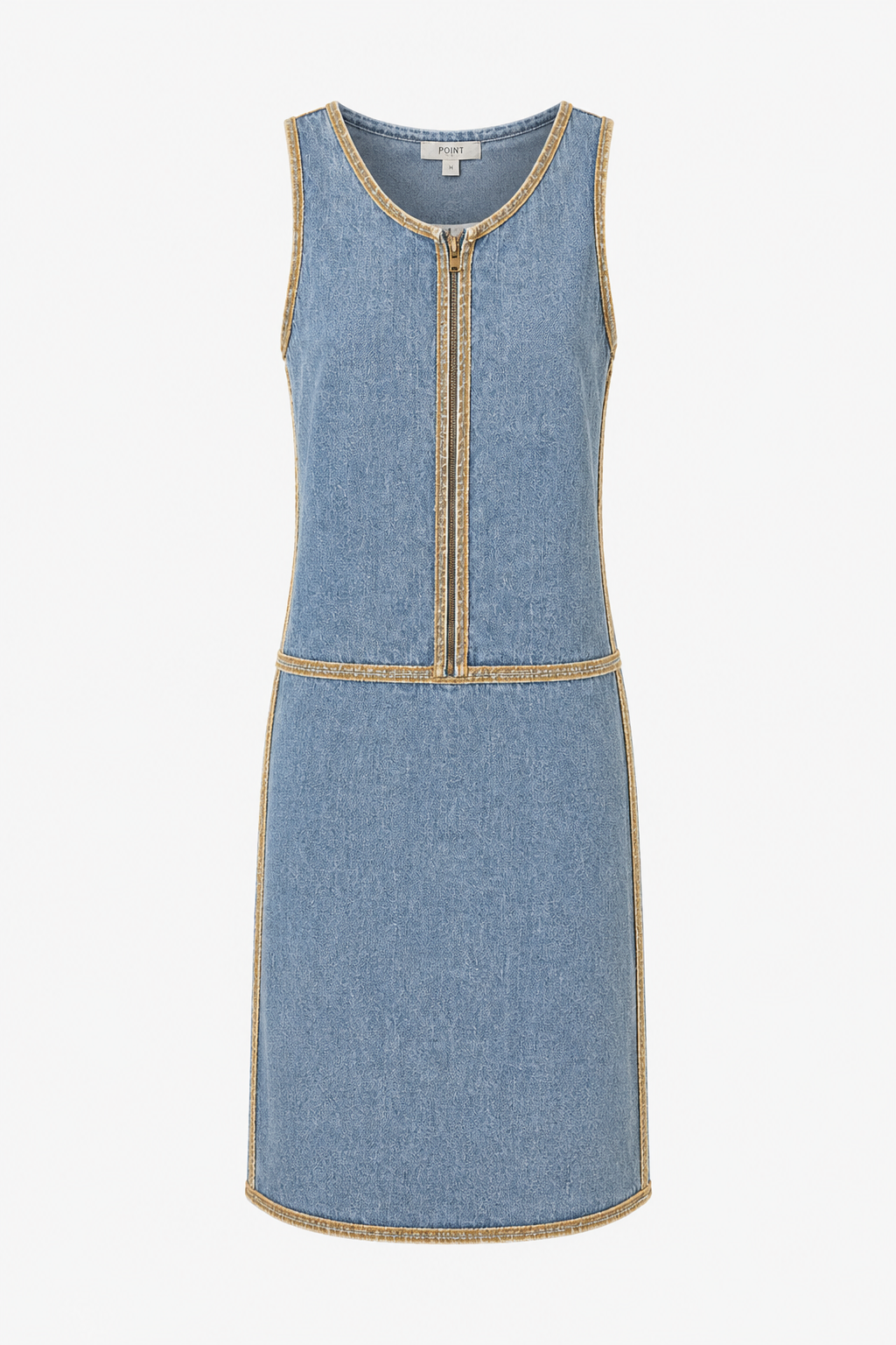 Denim Zippered Jumper