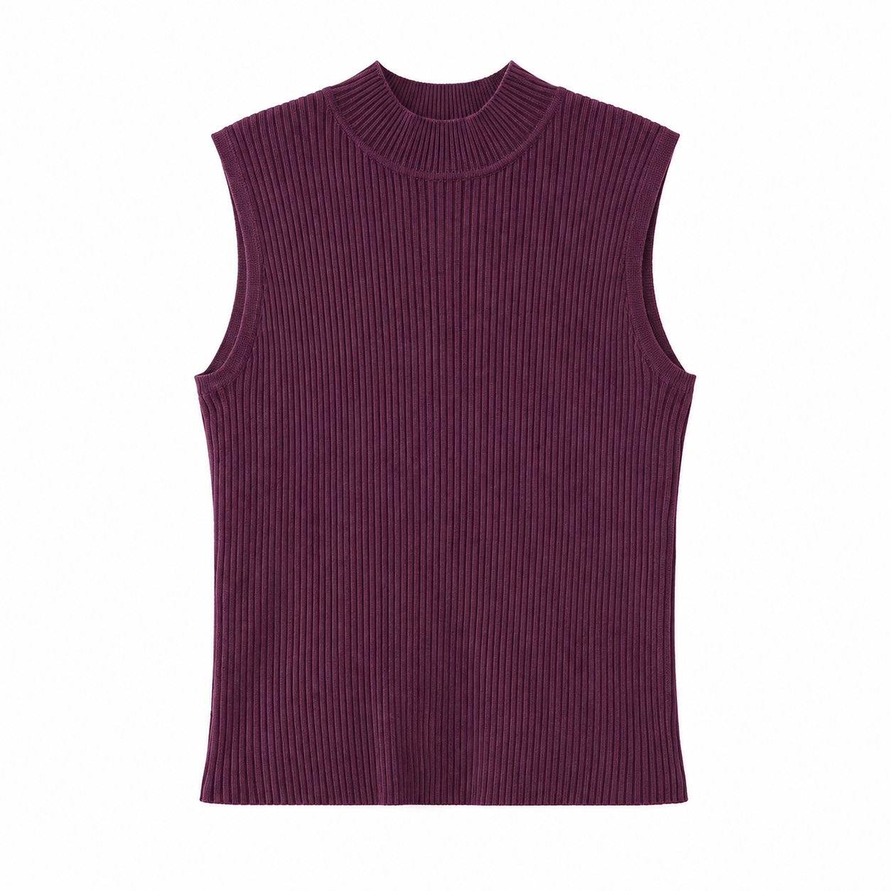 THICK RIBBED KNIT TANK