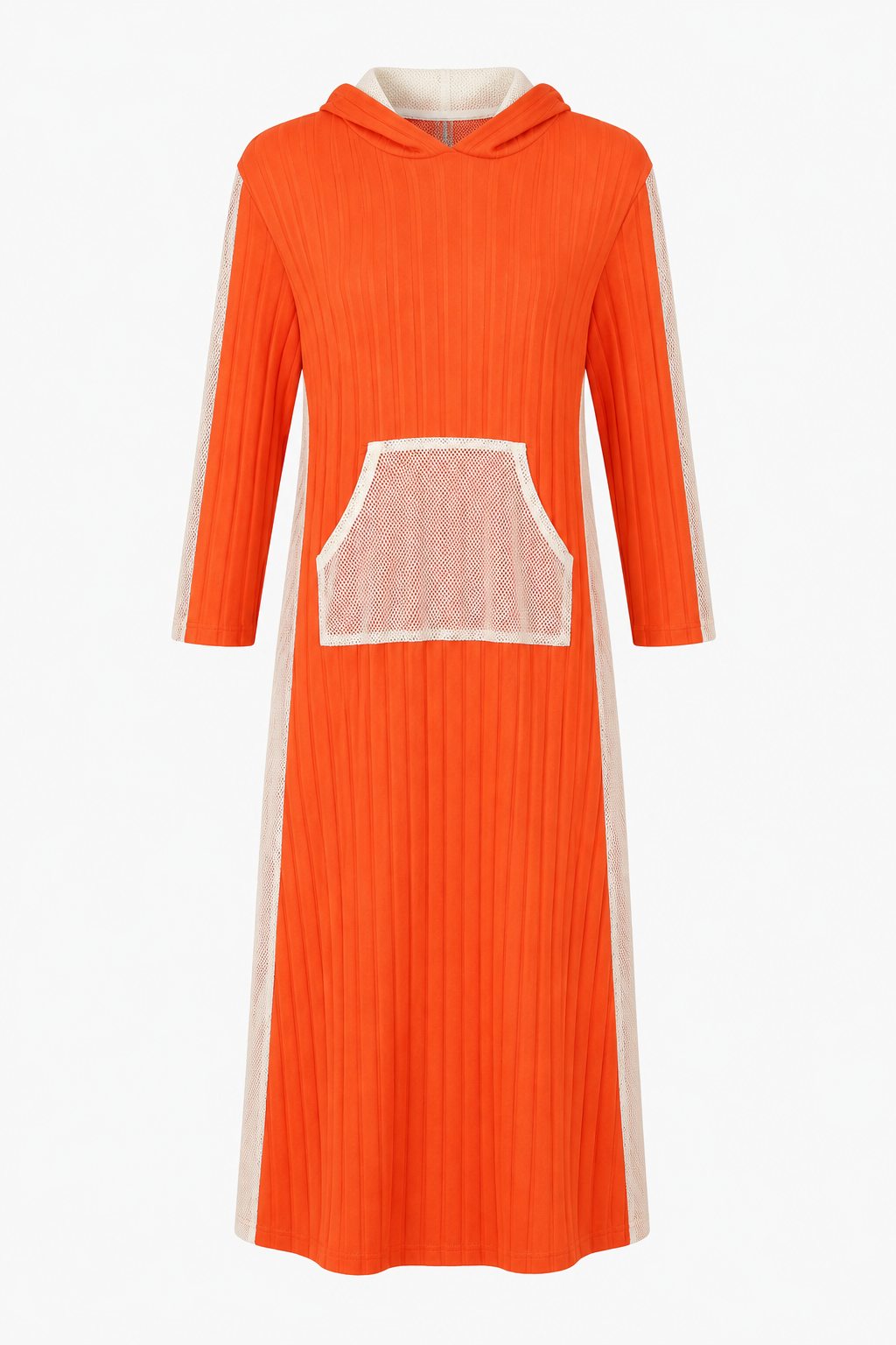 Hoodie Sports Ribbed Dress