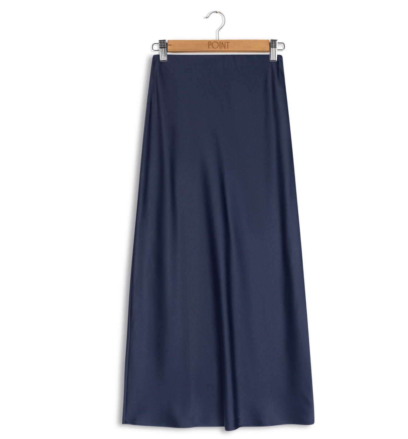 POINT SATIN SLIP SKIRT