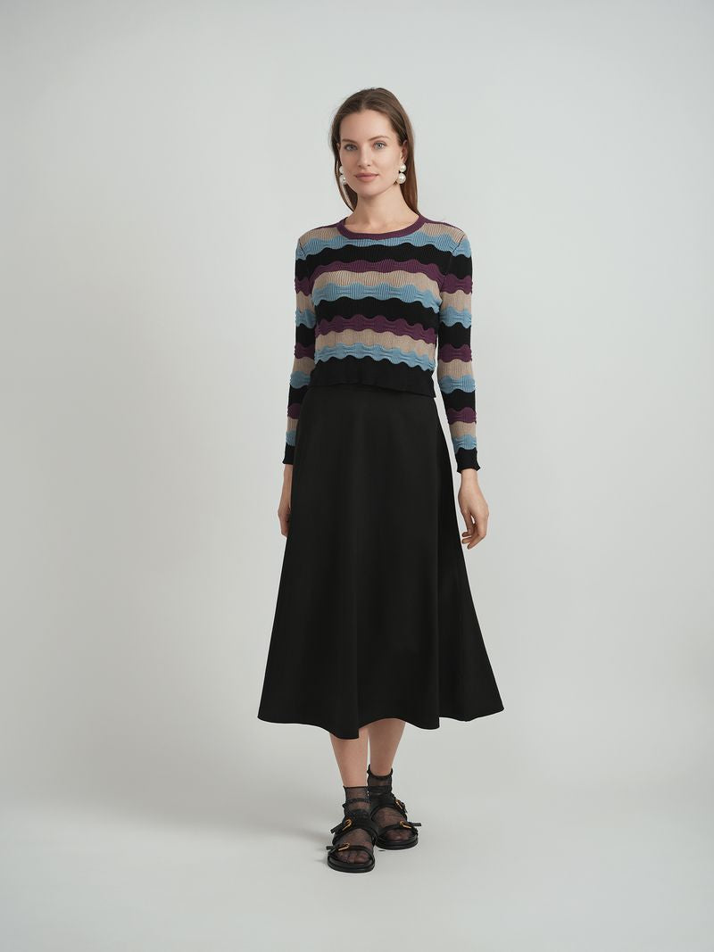 MULTI ZIG ZAG SWEATER