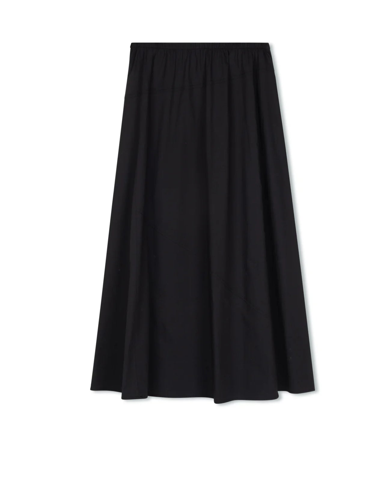 POINT POPLIN A-LINE SKIRT