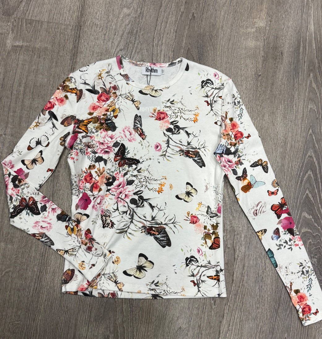 RHYTHM COLORFUL BUTTERFLY TEE
