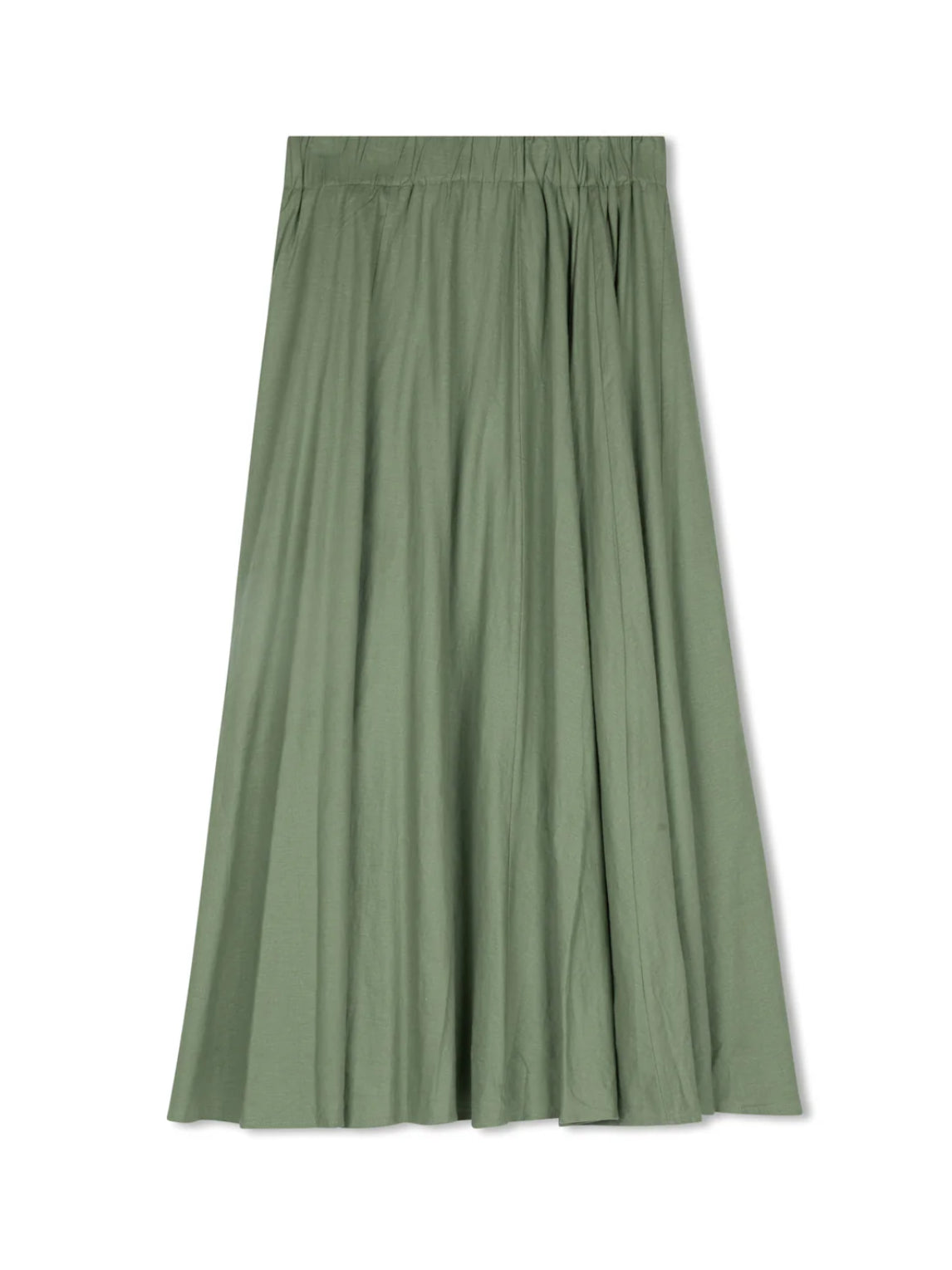 POINT LINEN PANEL SKIRT