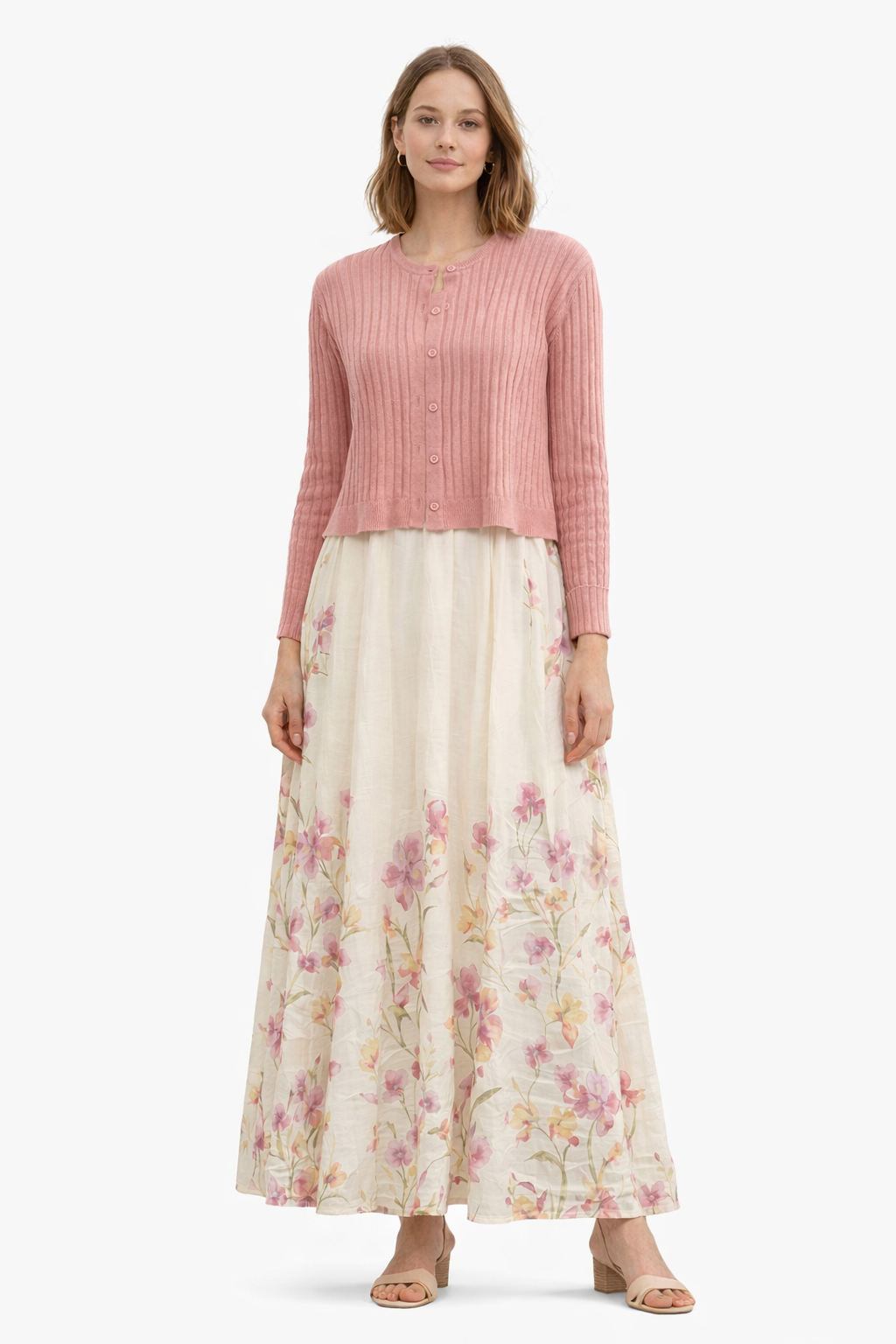 PASTEL FLORAL SKIRT