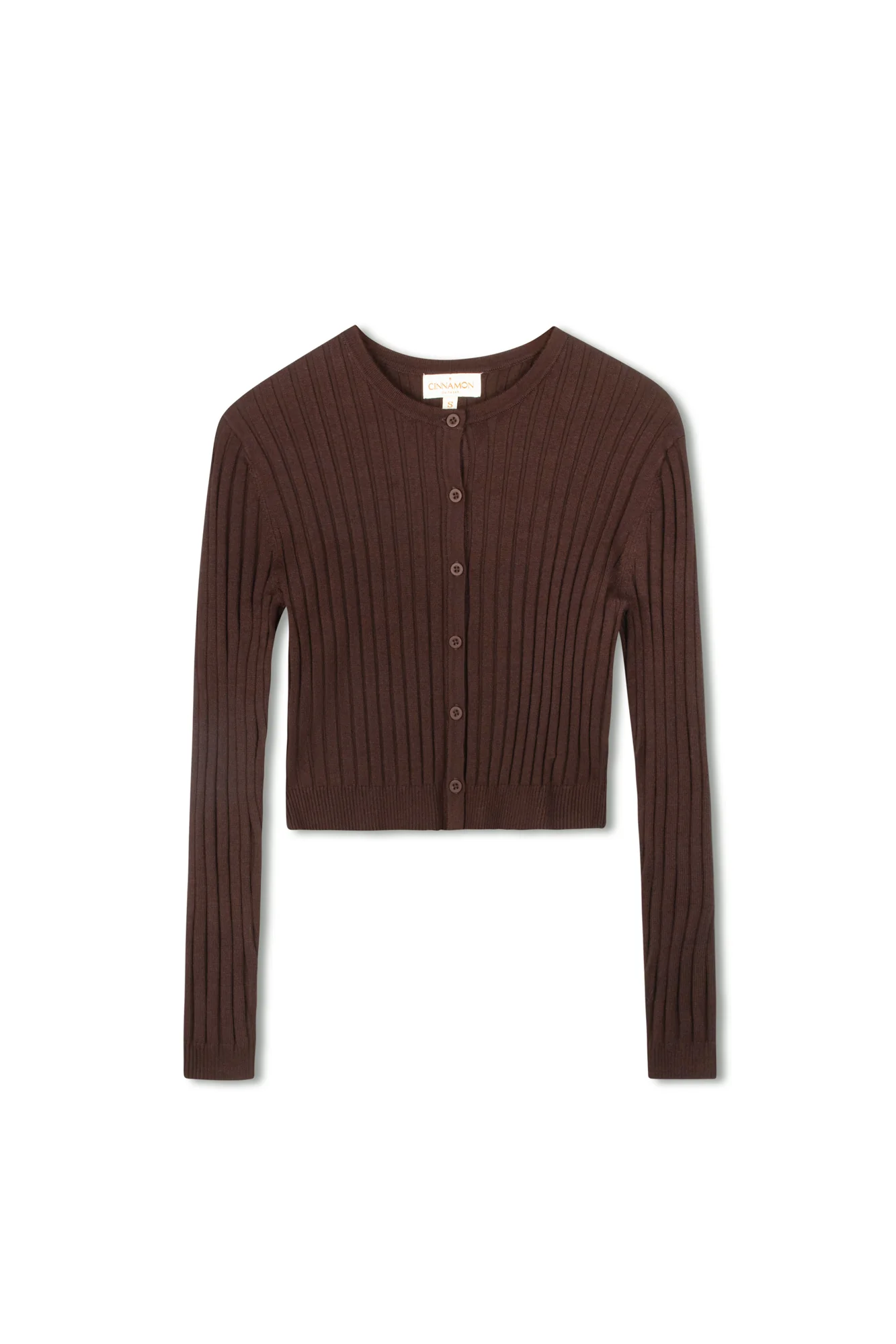 CINNAMON RIBBED CARDI – Fallon's