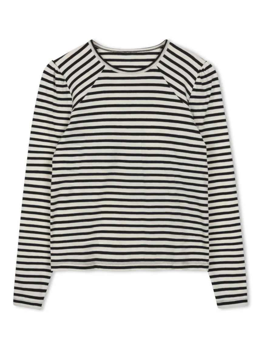 POINT PUFF SLEEVE CREW TEE