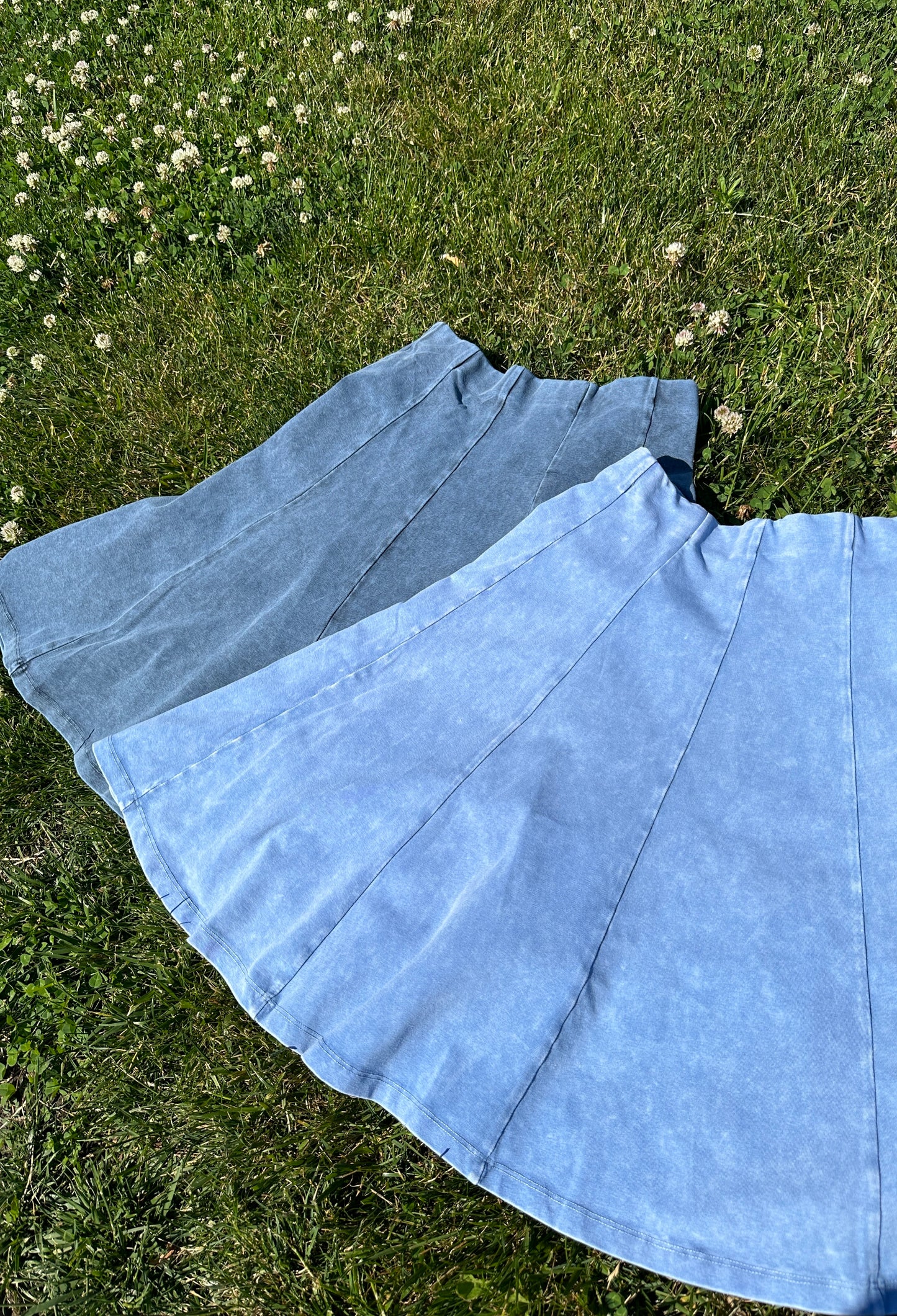 KIKI RIKI GIRLS DENIM WASH PANEL SKIRT
