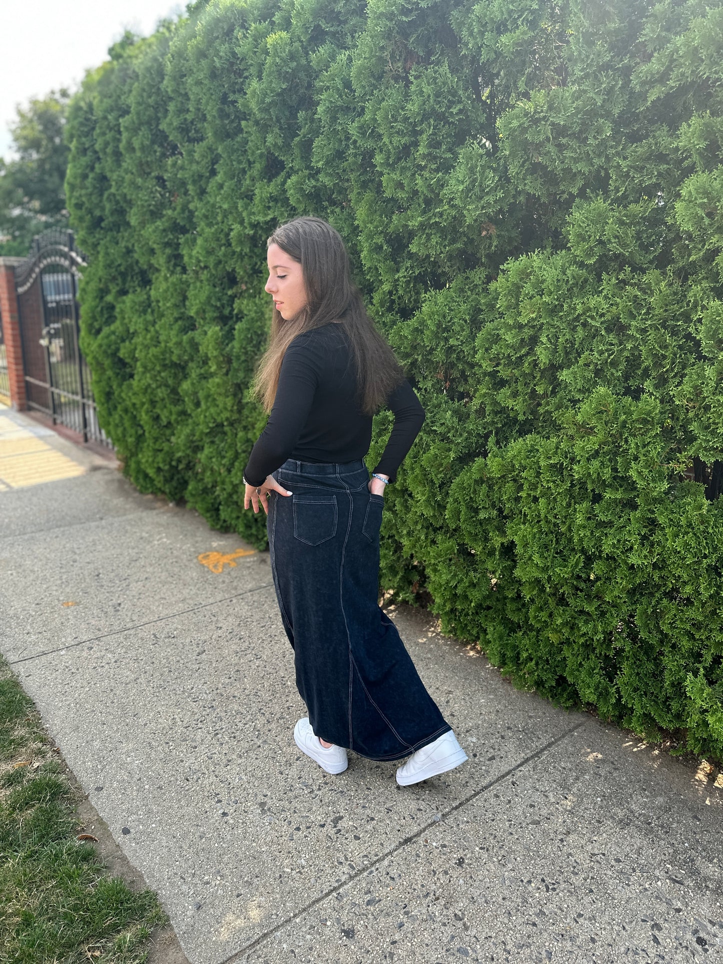 PENCIL SKIRT WITH POCKETS