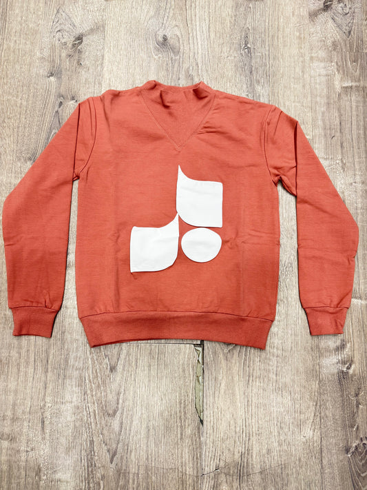 FENNEL NECK GRAPHIC SWEATSHIRT