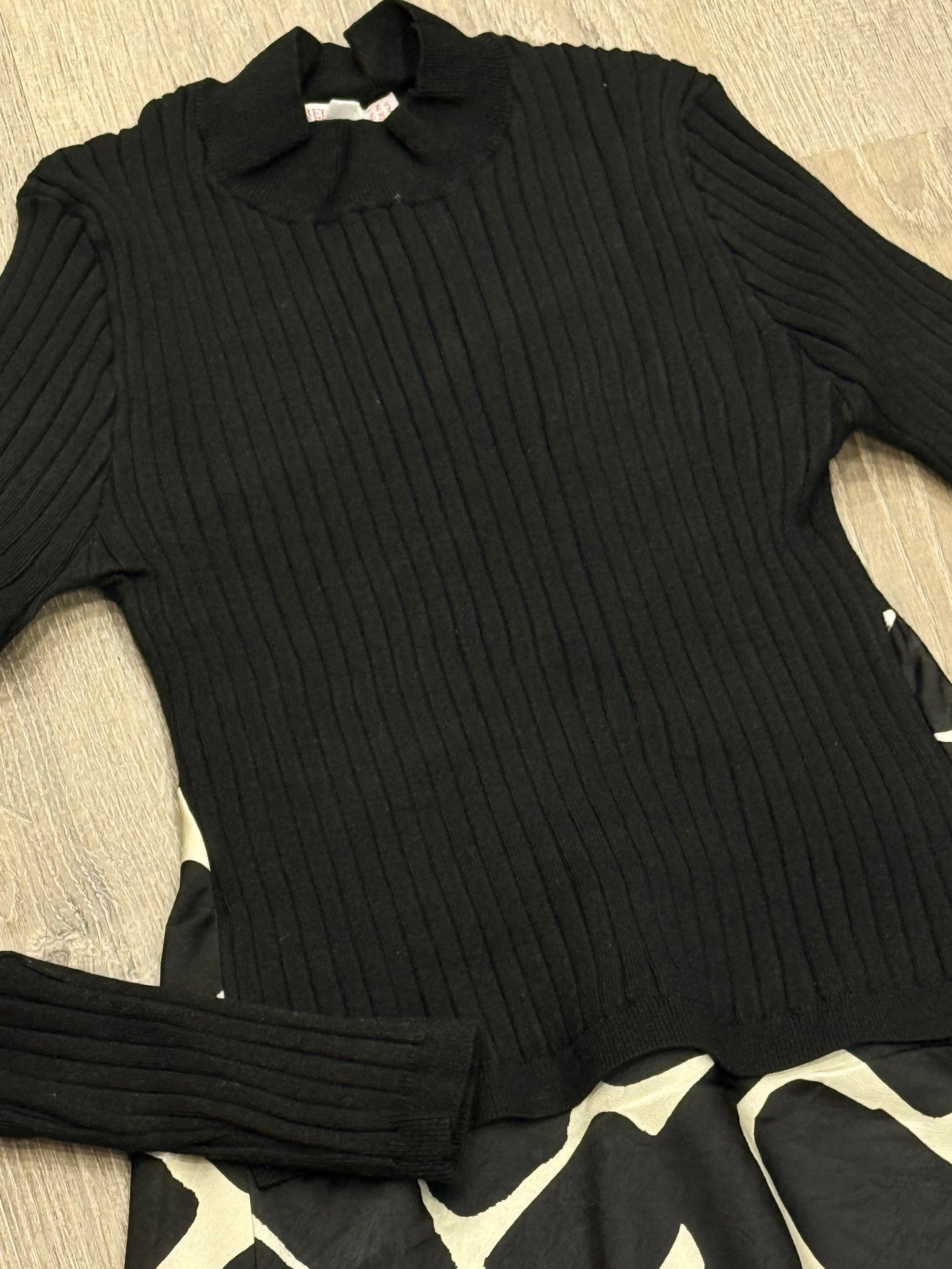 MOCKNECK PRINTED DRESS