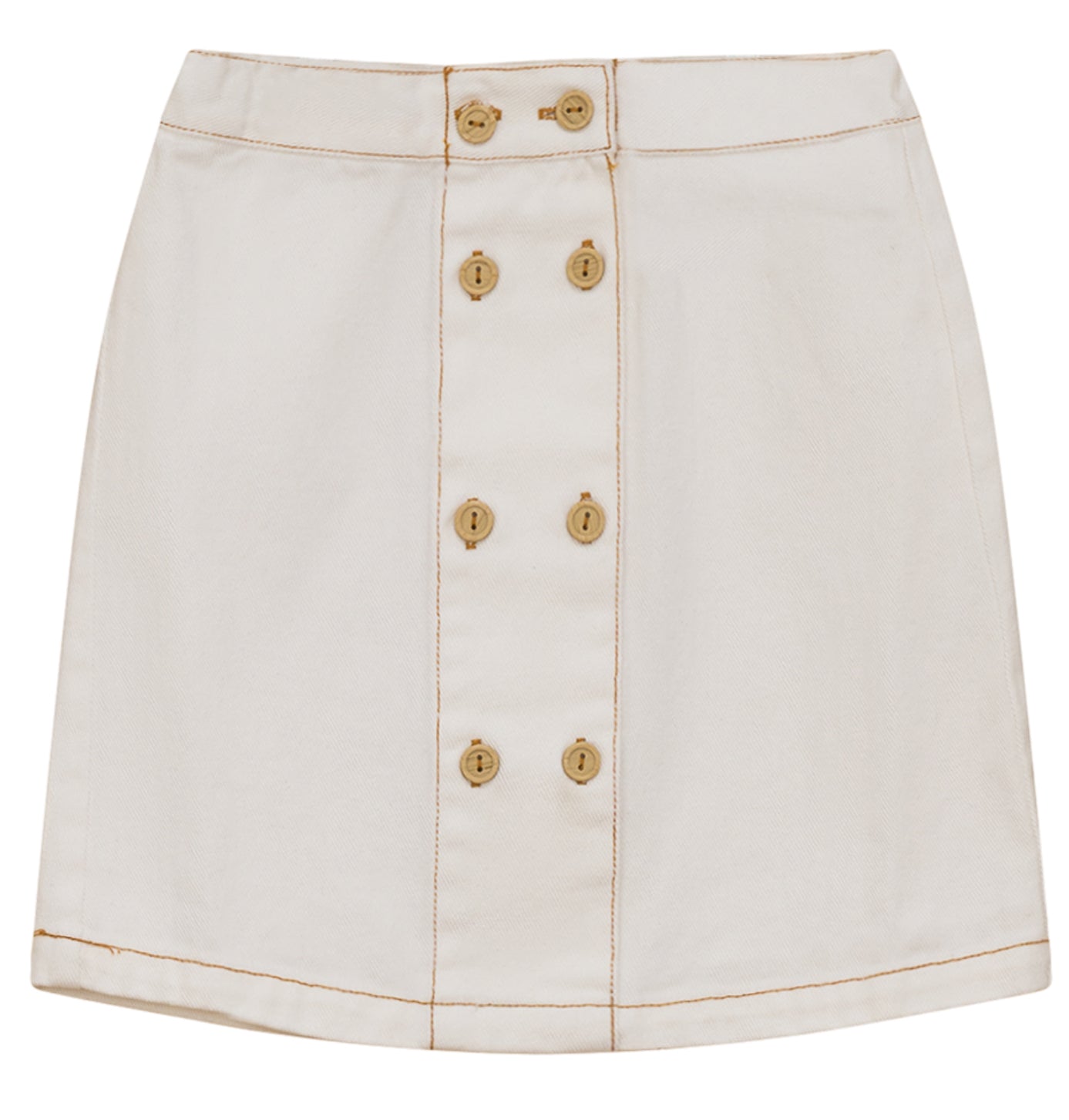 THE DOUBLE PRESS BUTTON SKIRT