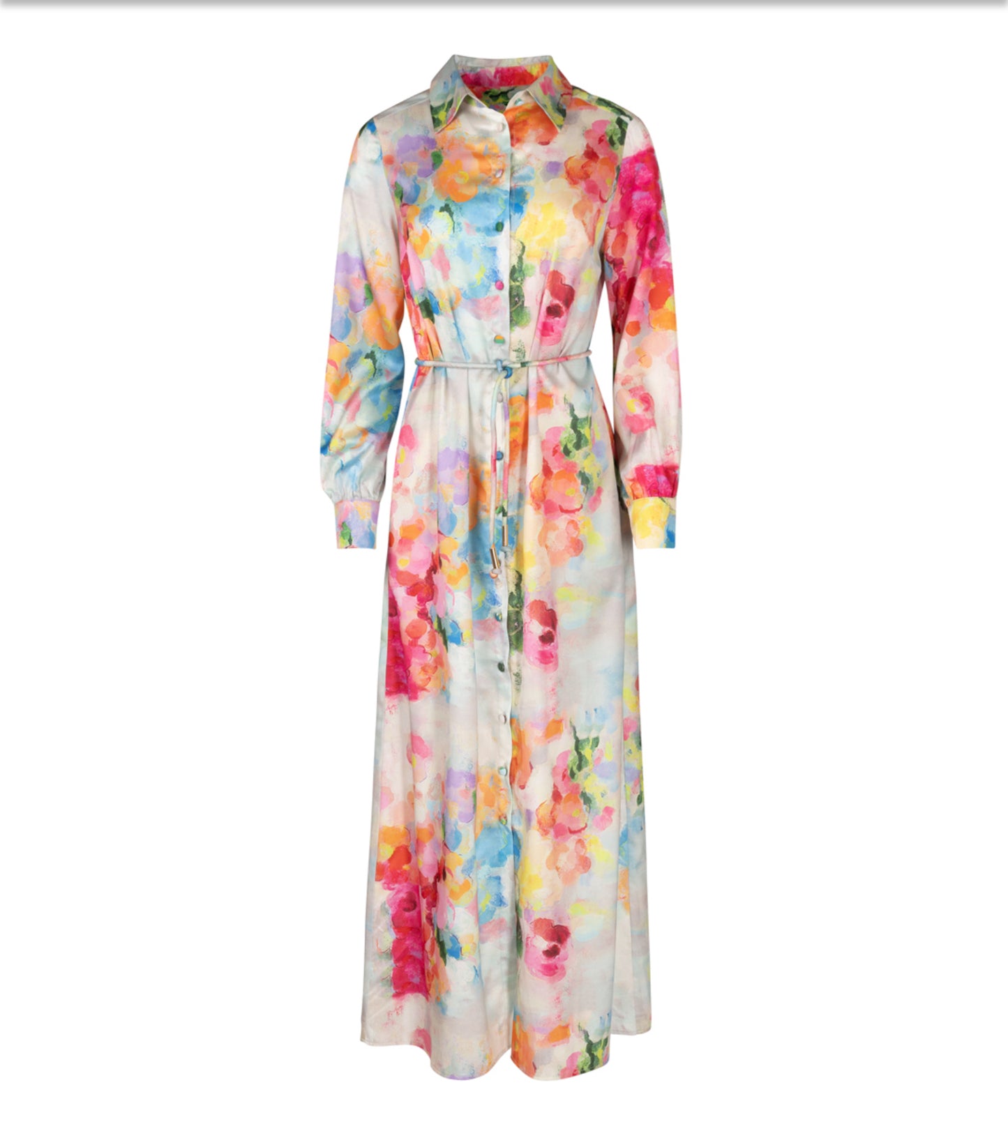 COLORFUL PAINTED SHIRTDRESS