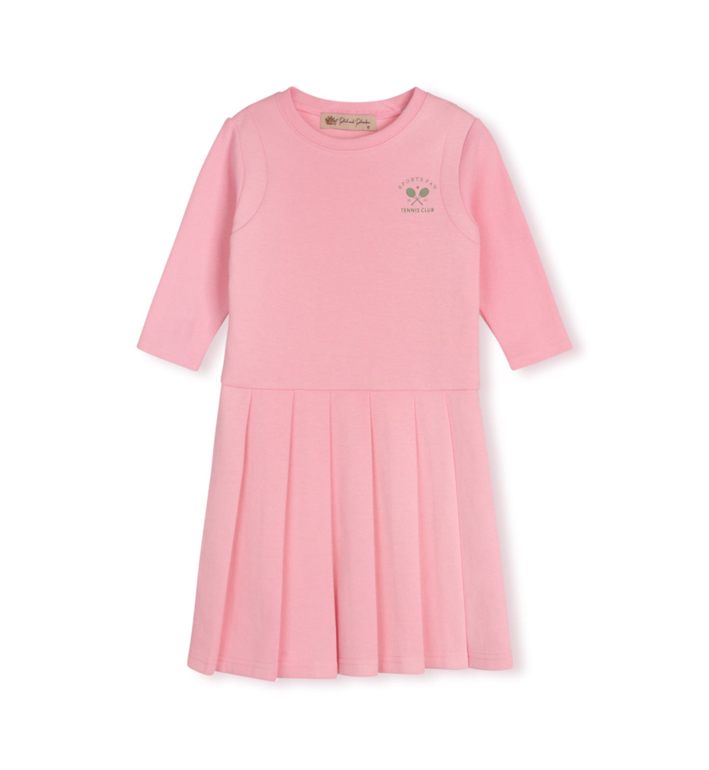 RACKET PLEATED SKIRT DRESS
