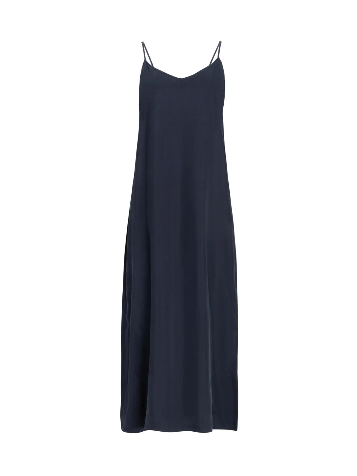 POINT BRUSHED A-LINE SLIP DRESS
