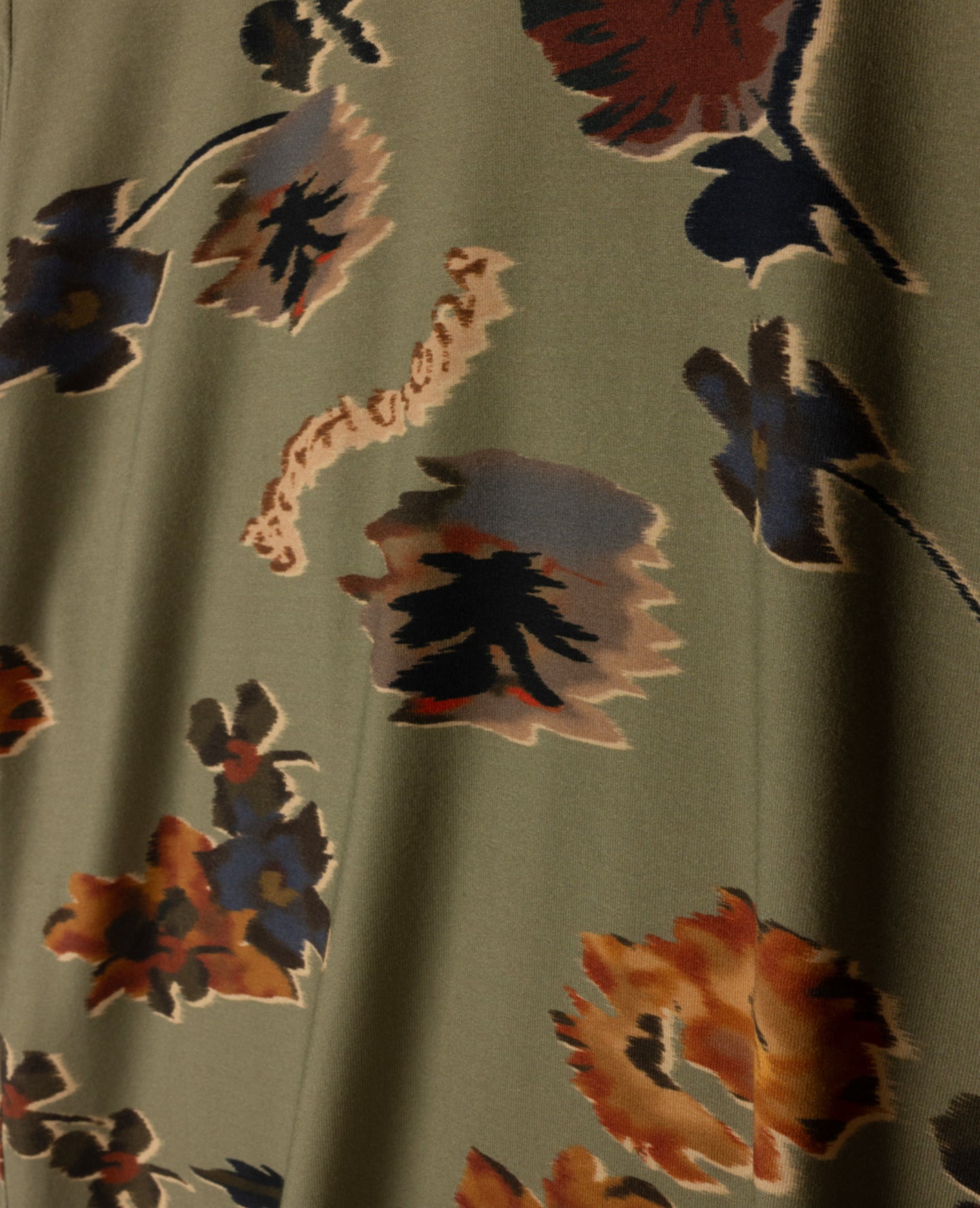 COTTON PRINTED TURTLENECK