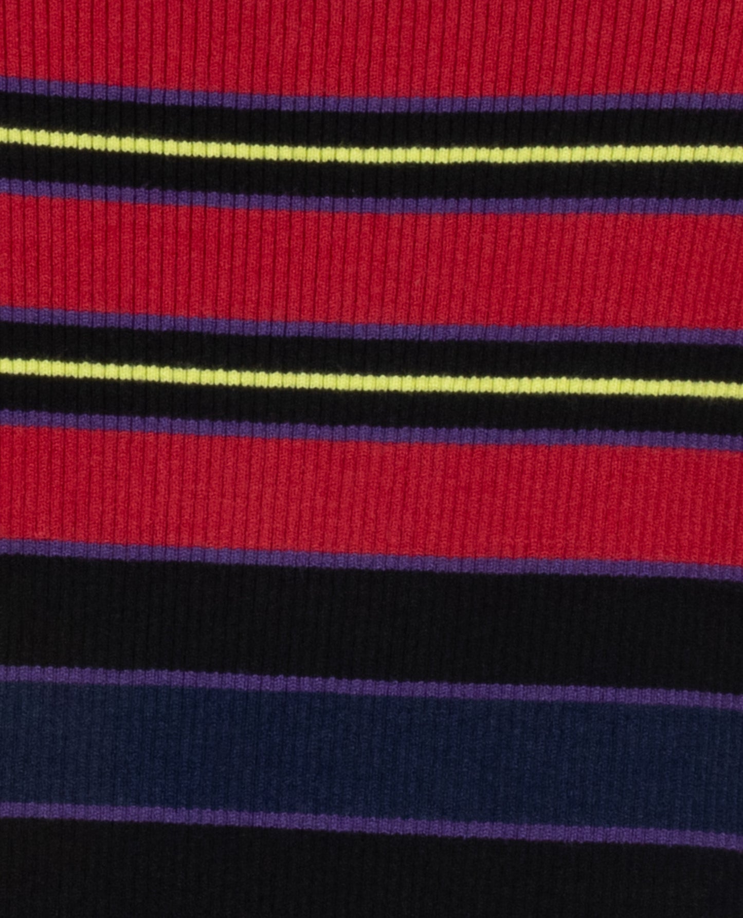STRIPED MULTI COLORED KNIT TURTLENECK