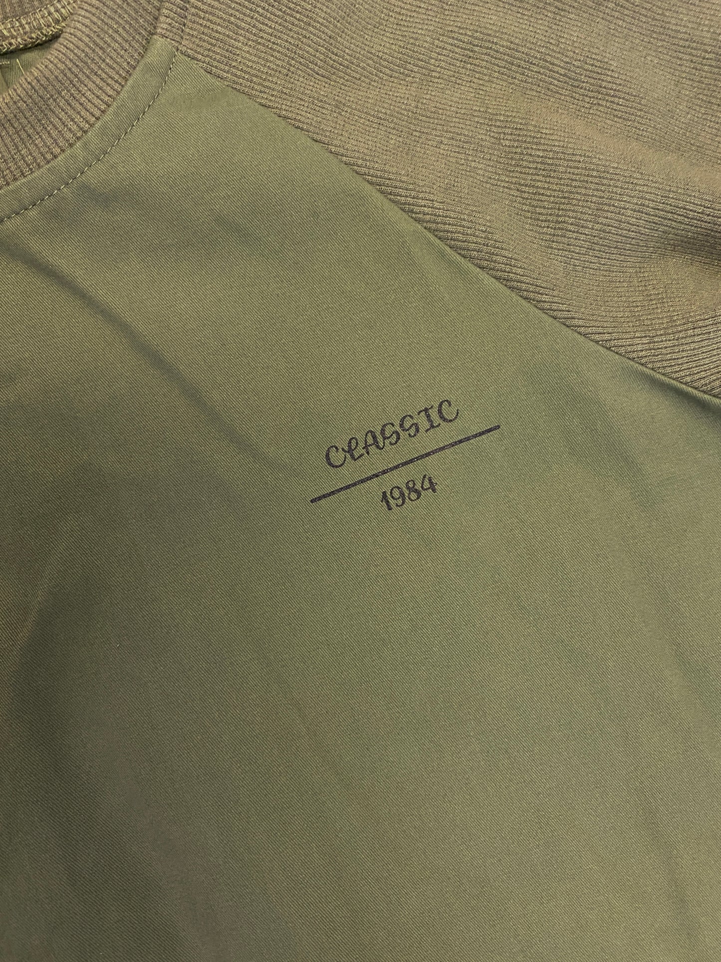 RIBBED AND POPLIN DRESS