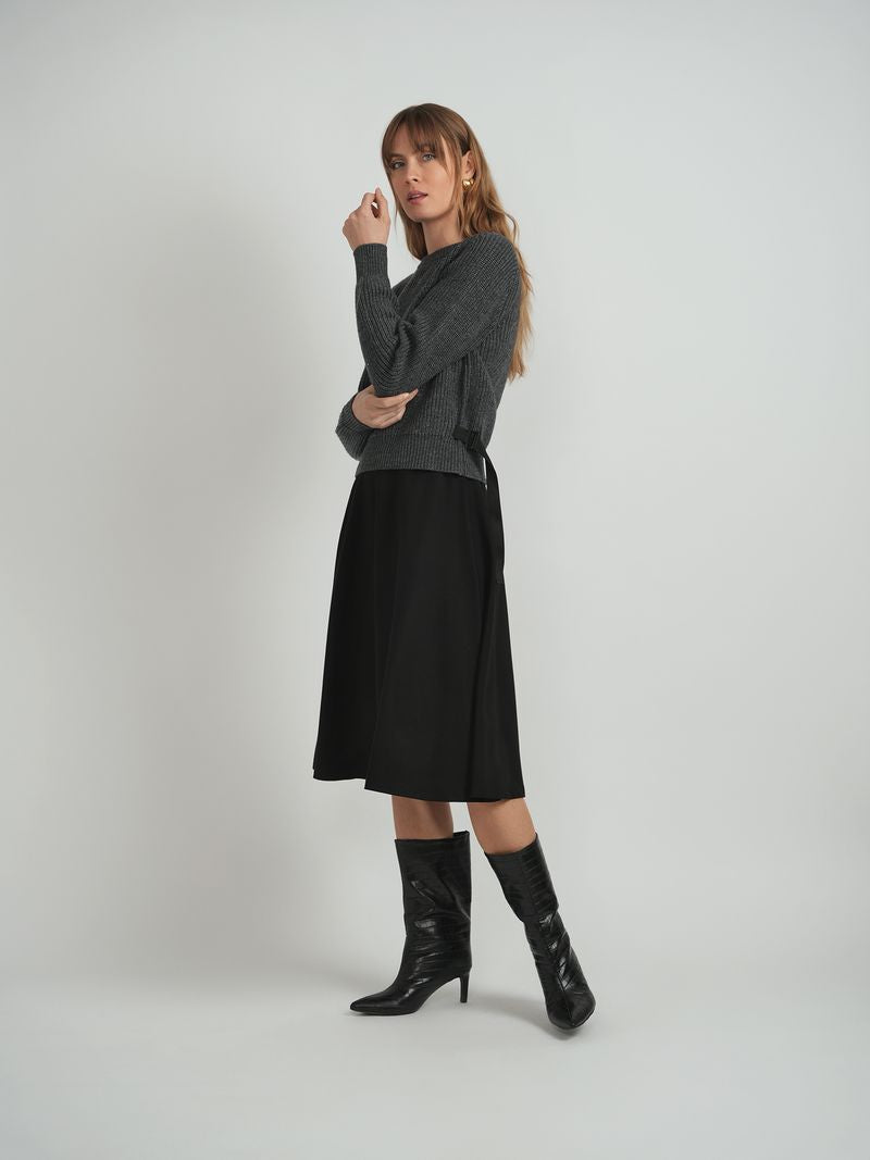 SIDE BELT SWEATERS