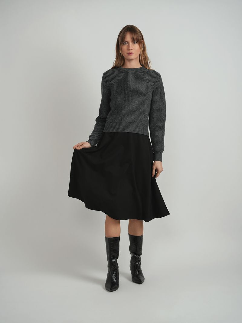 SIDE BELT SWEATERS